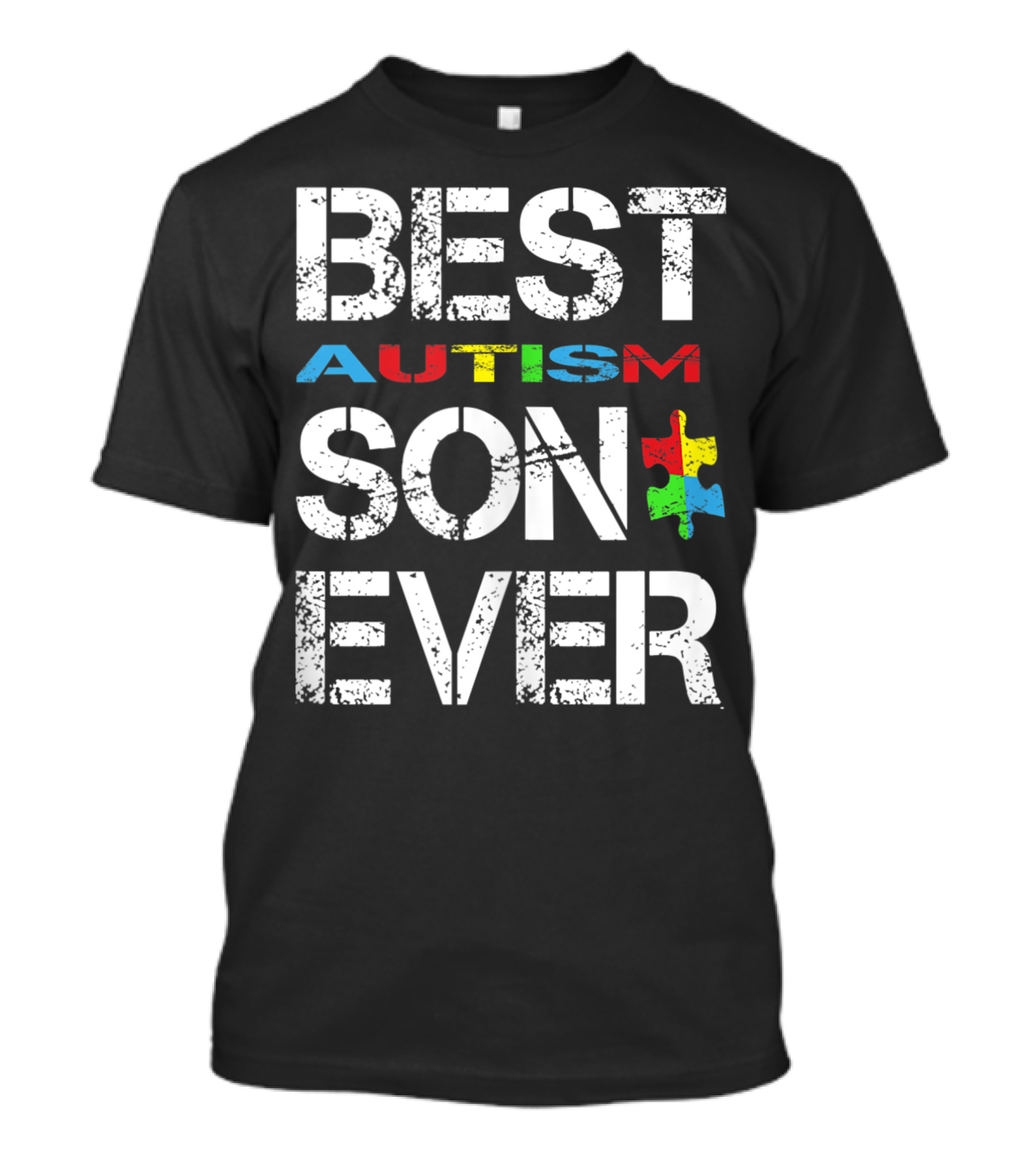 Best Autism Son Ever Puzzle Piece T-Shirt