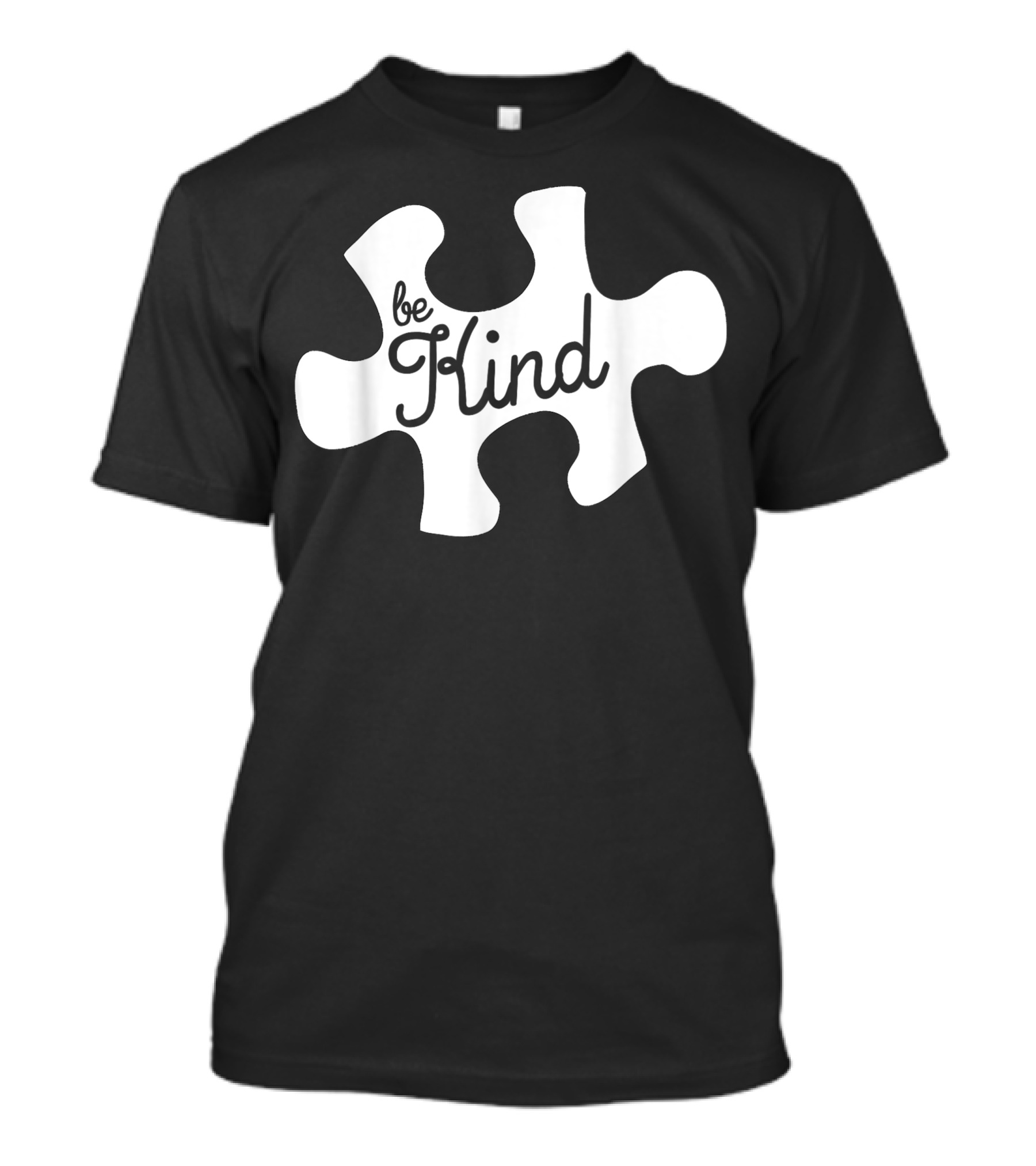 Be Kind Puzzle Piece Attention Deficit Tolerance T-Shirt