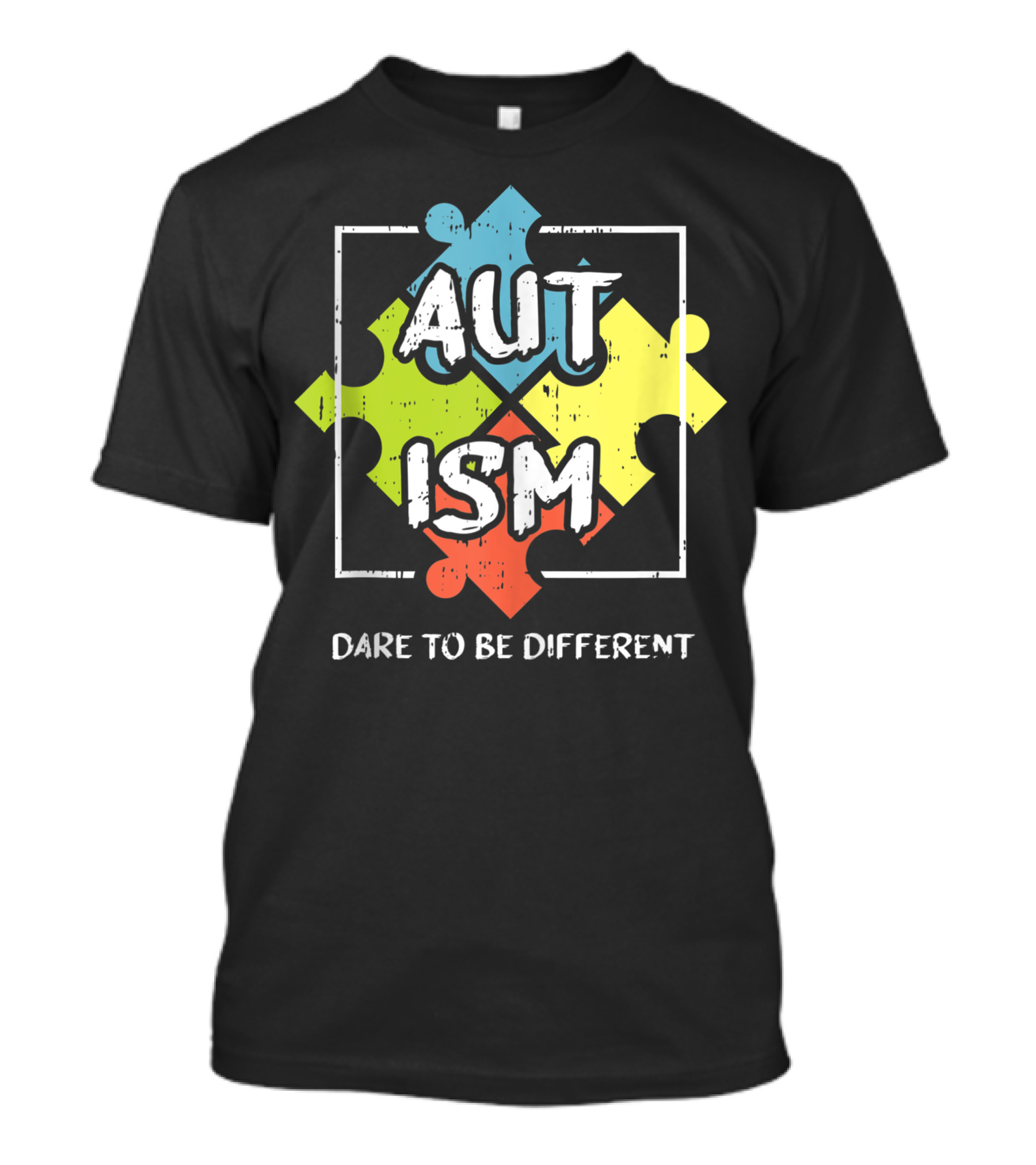 Autism Dare To Be Different Puzzle Awareness T-Shirt