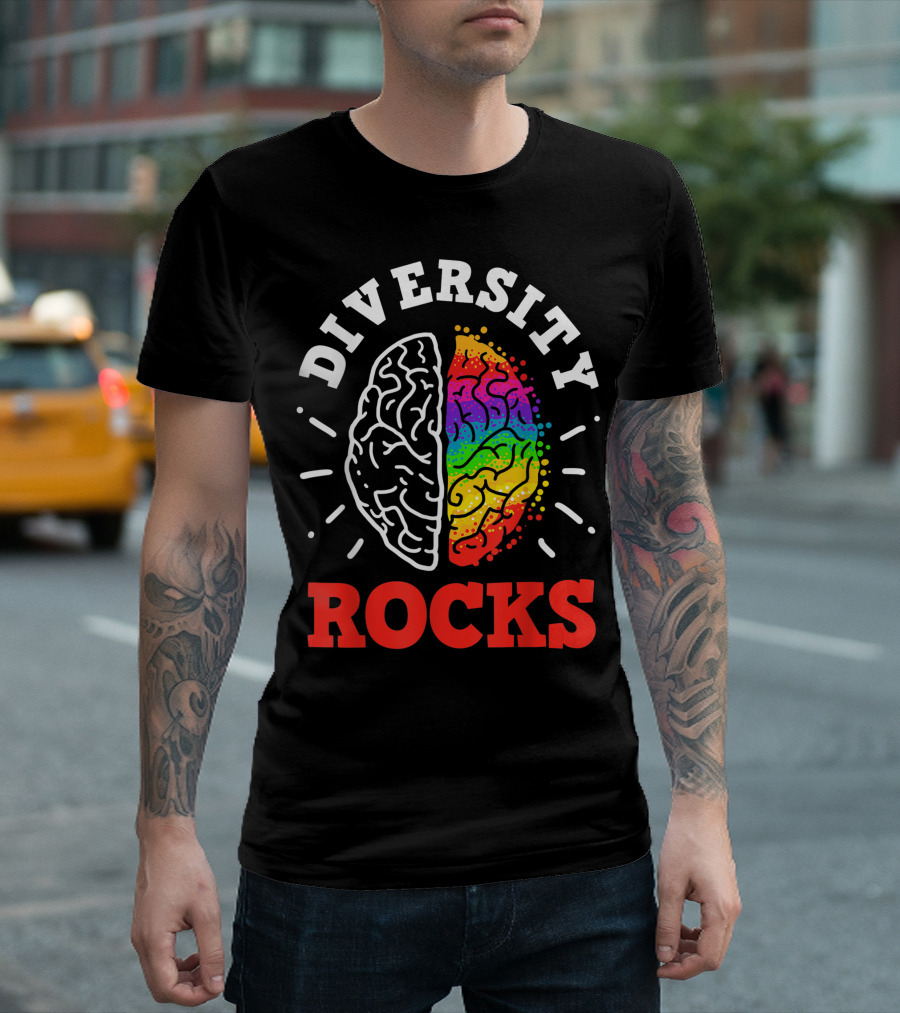 Diversity Rocks Autism Autistic Awareness T-Shirt