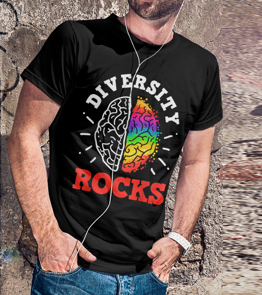 Diversity Rocks Autism Autistic Awareness T-Shirt