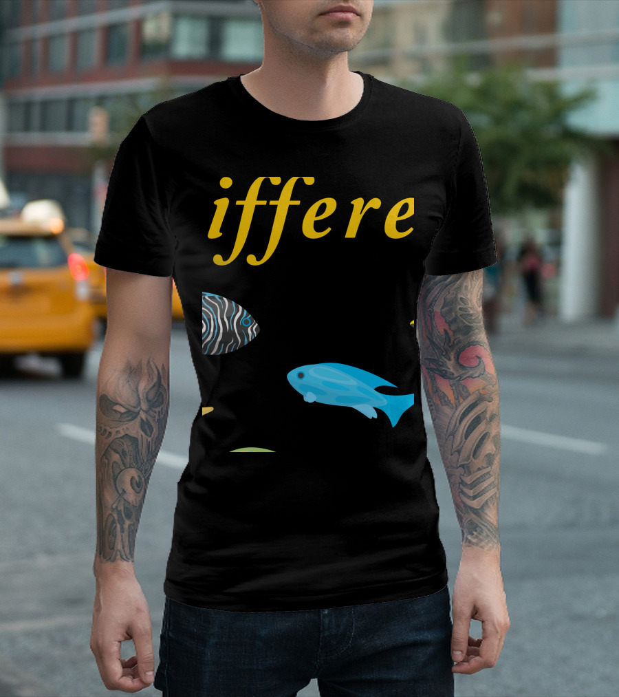 Its Okay To Be Different Tropical Fish Autistic Ocean Diversity T-Shirt