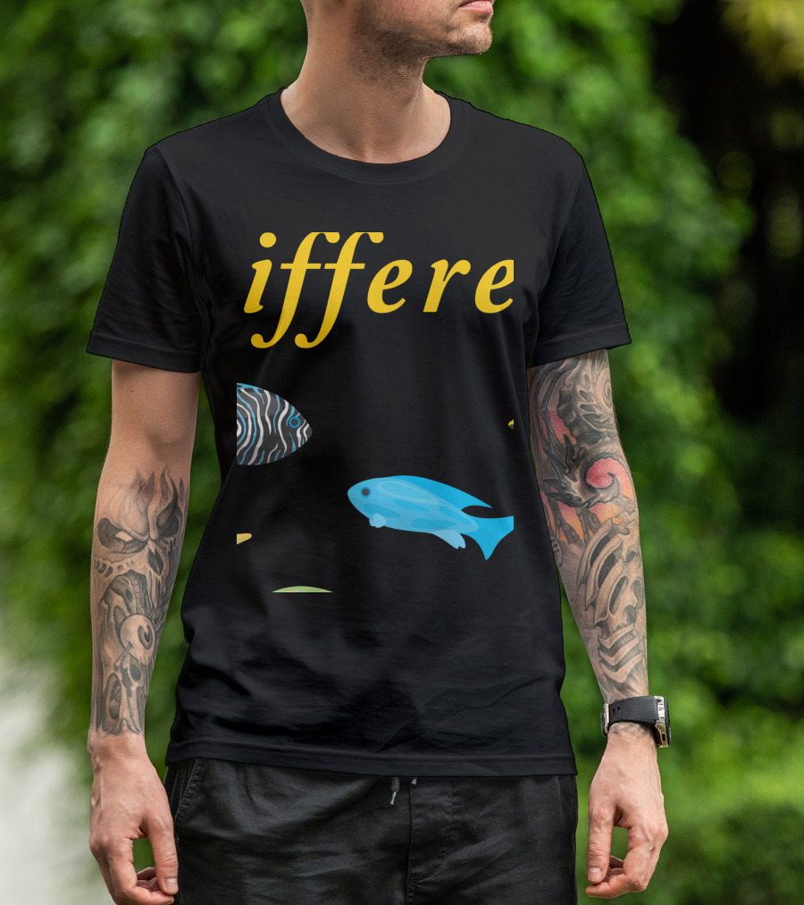 Its Okay To Be Different Tropical Fish Autistic Ocean Diversity T-Shirt