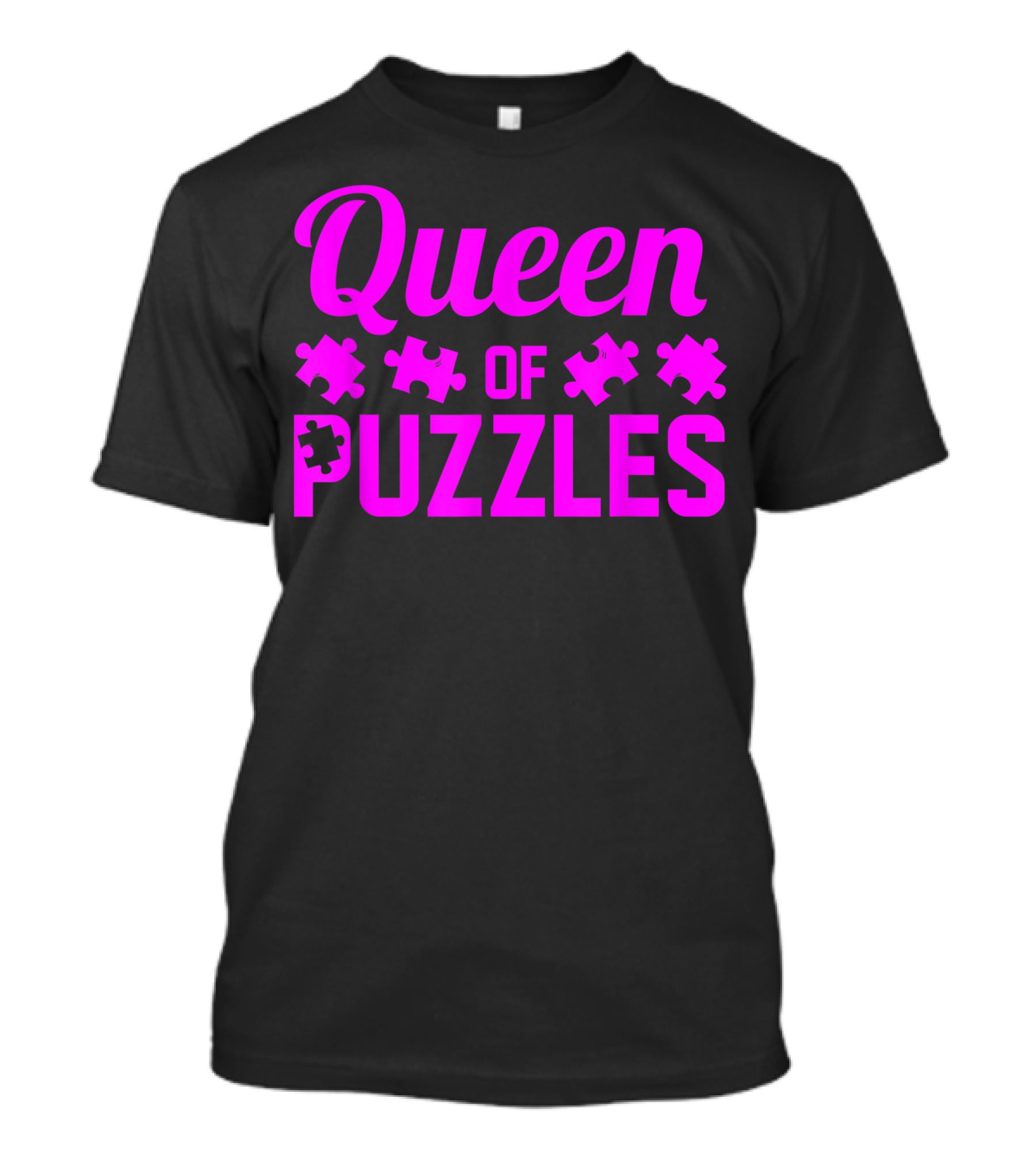 Queen Of Puzzles Jigsaw Puzzle Piece Lover T-Shirt