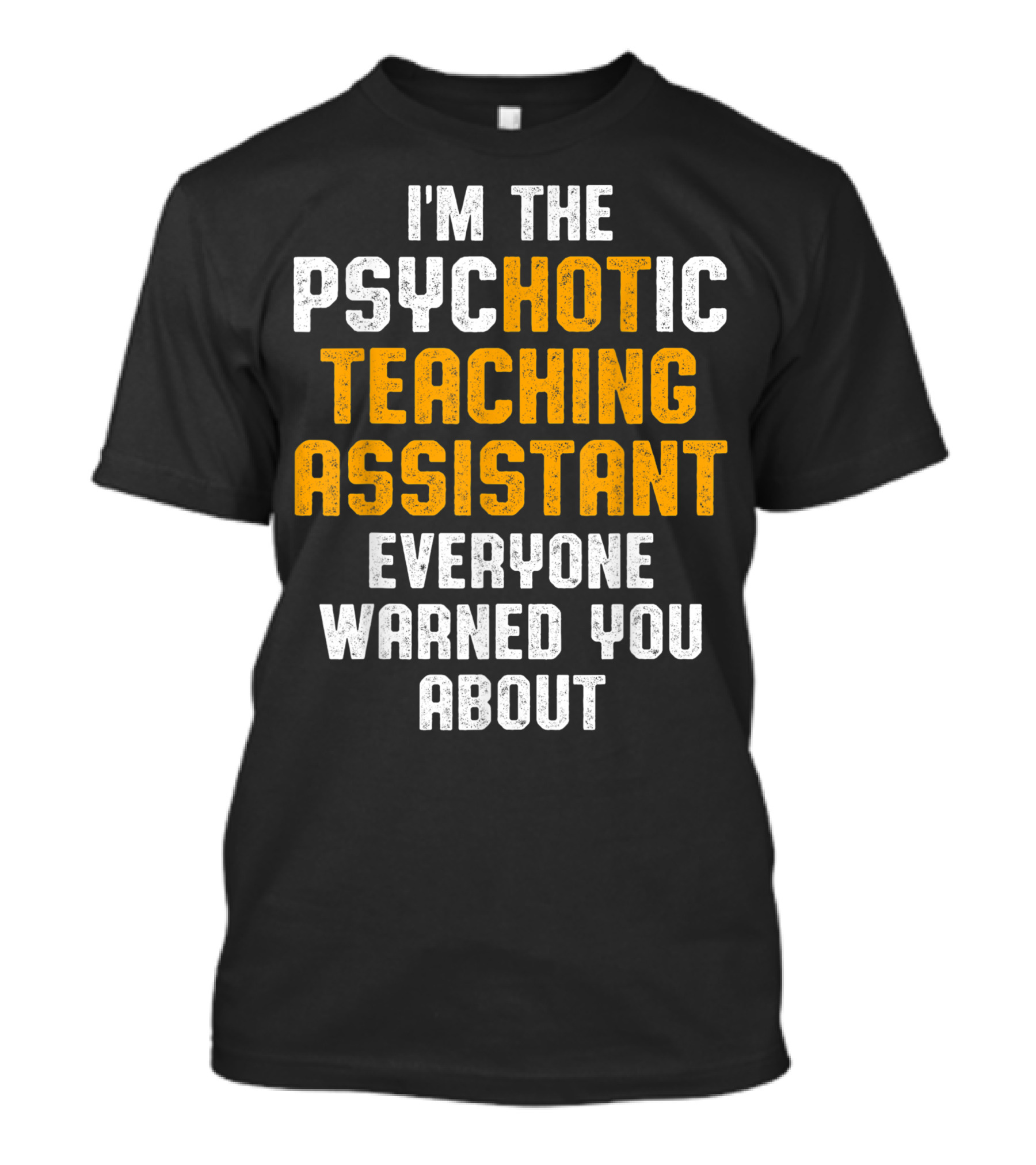 I'm The Psychotic Teaching Assistant Everyone Warned You About T-Shirt