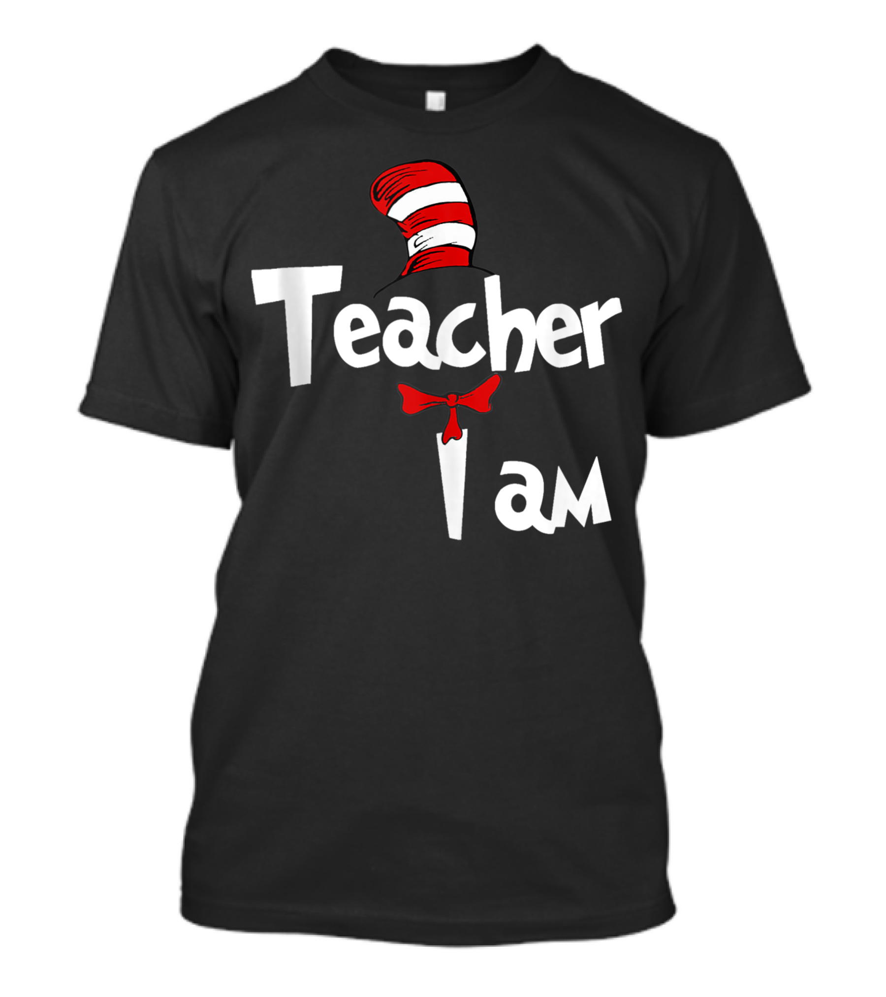 Teacher I Am Teaching Is My Thing Dr. Seuss Hat And Bow Tie T-Shirt