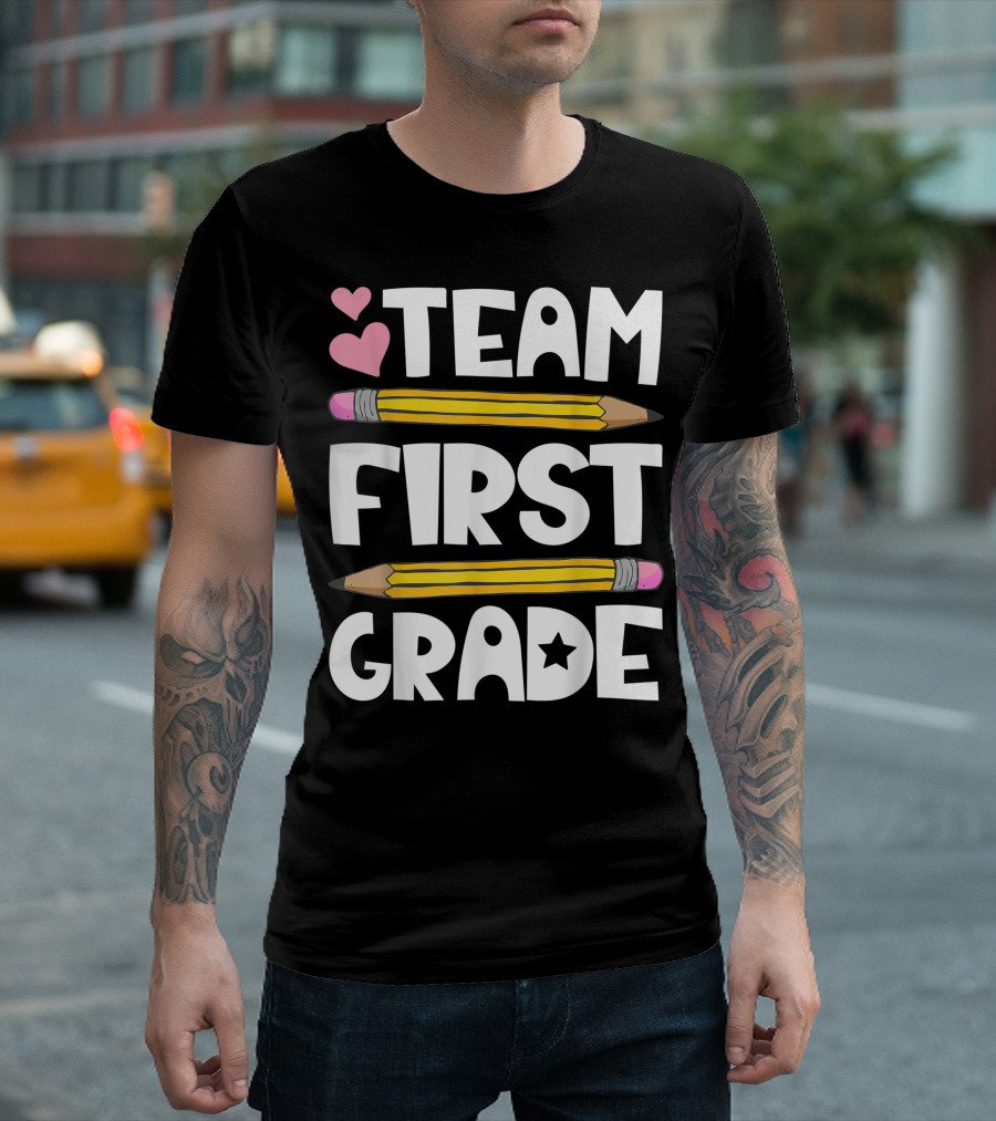 Team First Grade Back to School Teacher Student T-Shirt