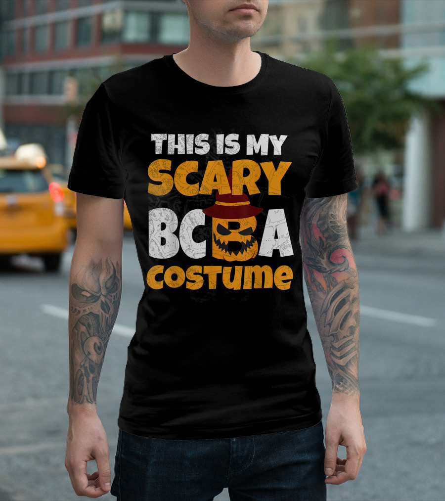 This Is My Scary BCBA Costume Behavior Analyst Pumpkin Hat T-Shirt
