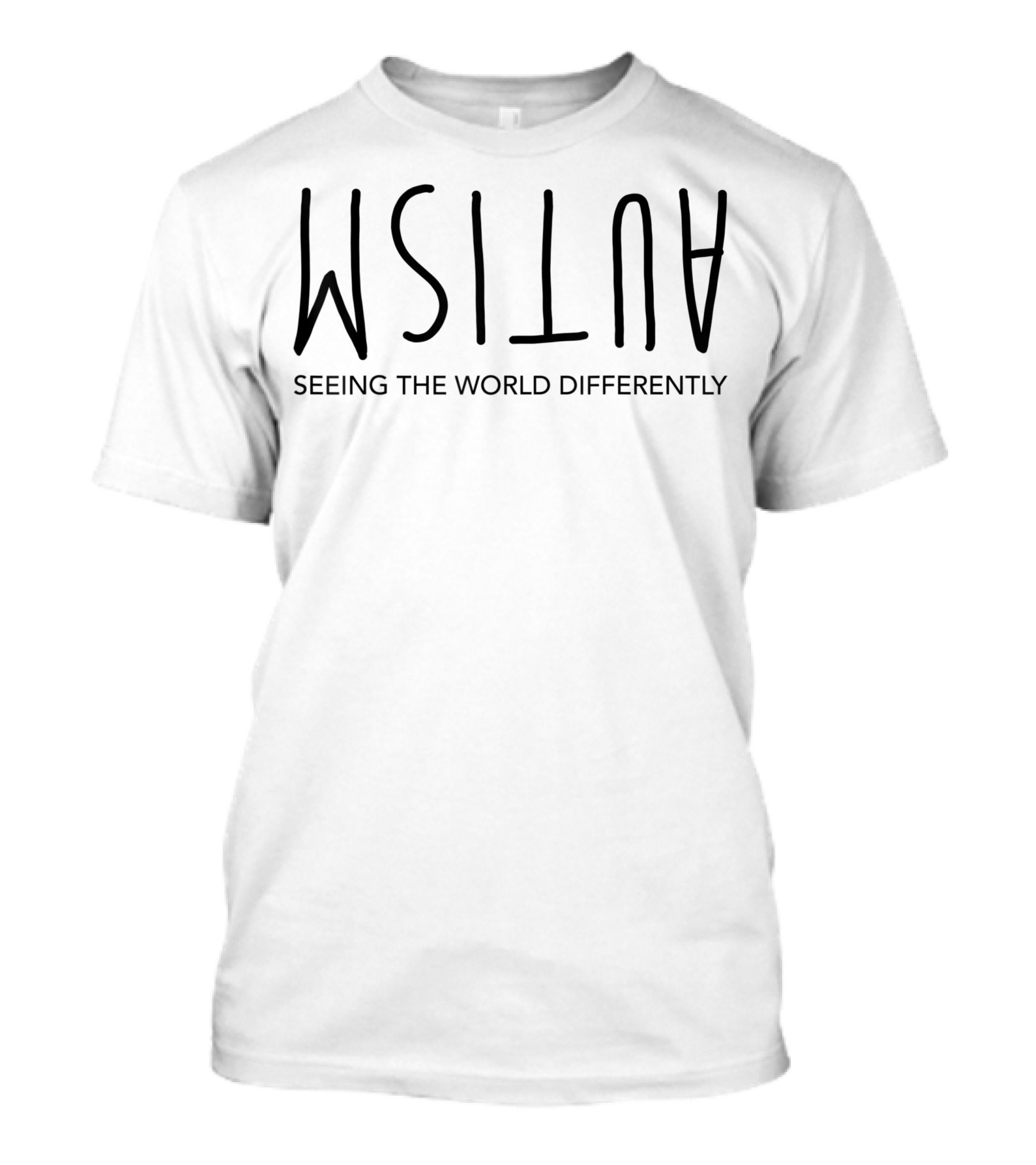 Autism Upside Down Seeing The World Differently T-Shirt