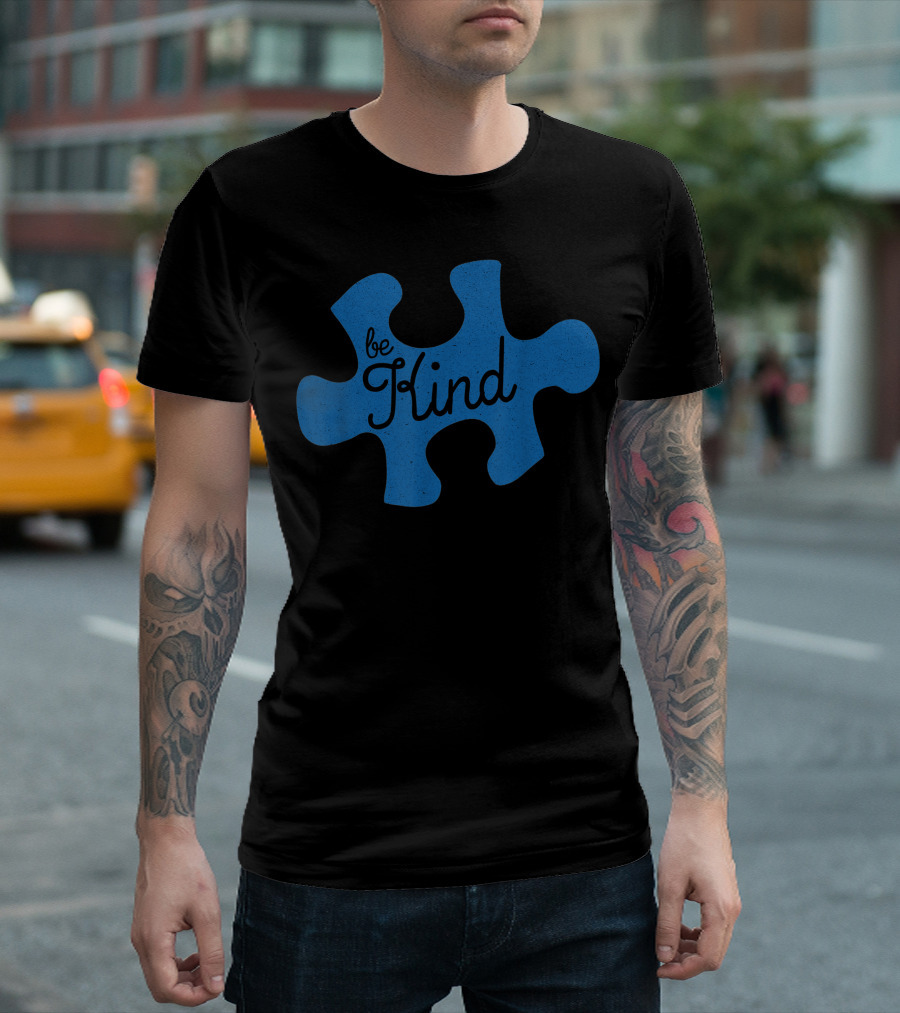 Be Kind Puzzle Piece T-Shirt