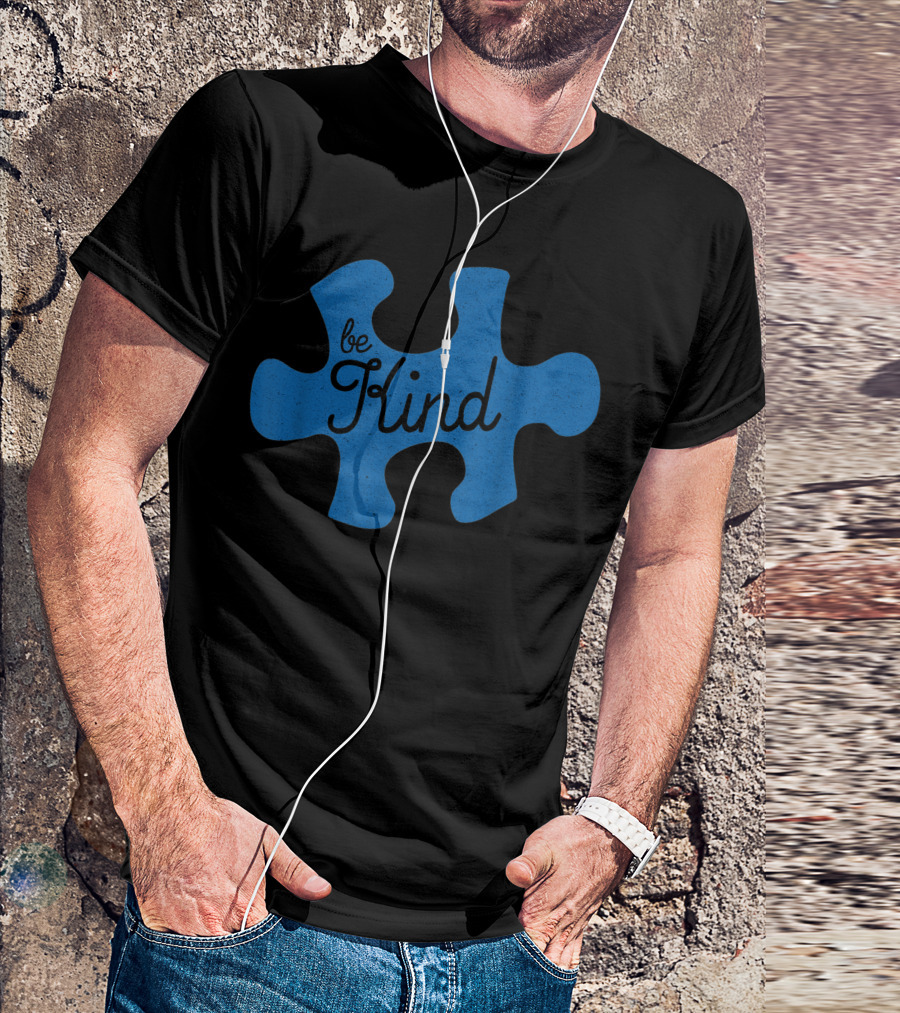 Be Kind Puzzle Piece T-Shirt