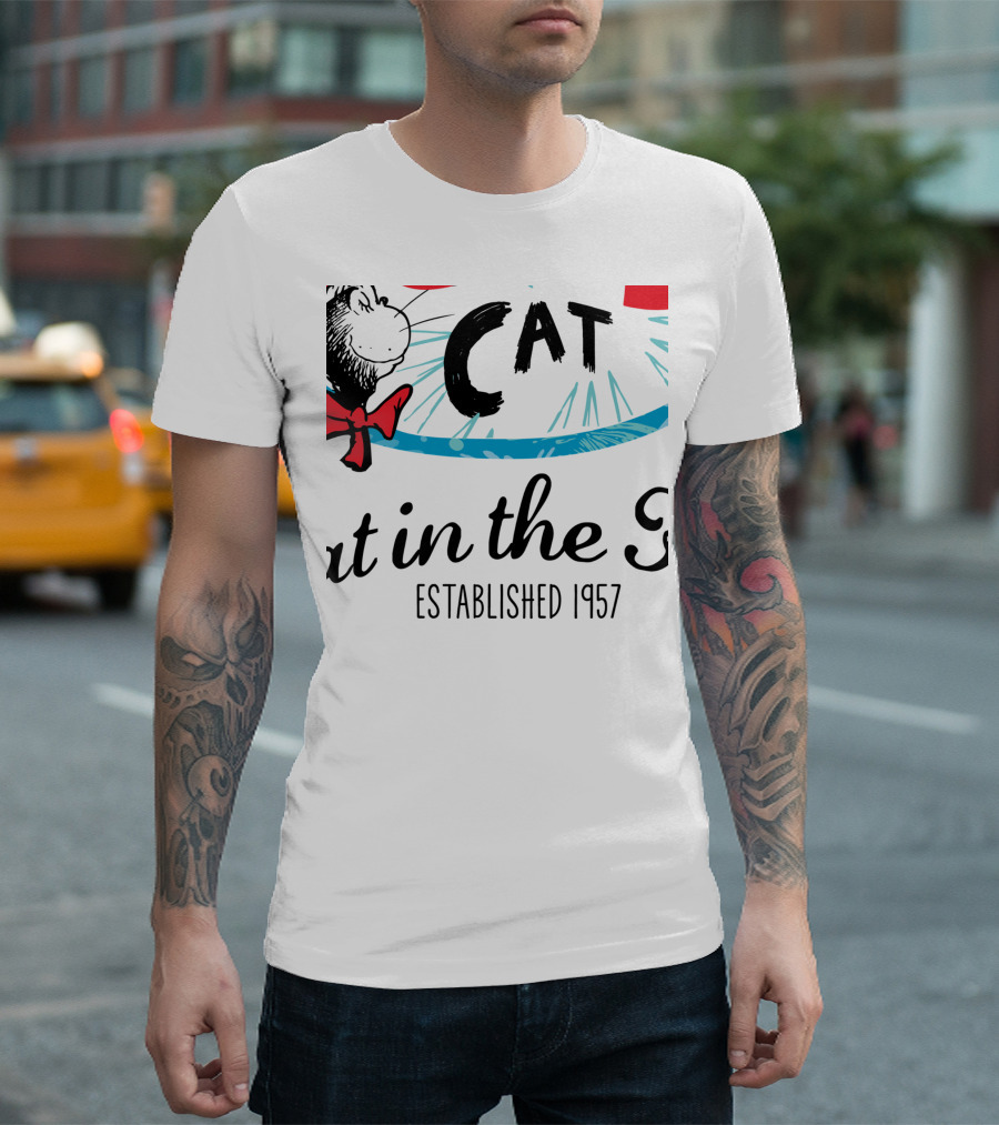 Dr Seuss Cat in the Hat Established 1957 T-Shirt