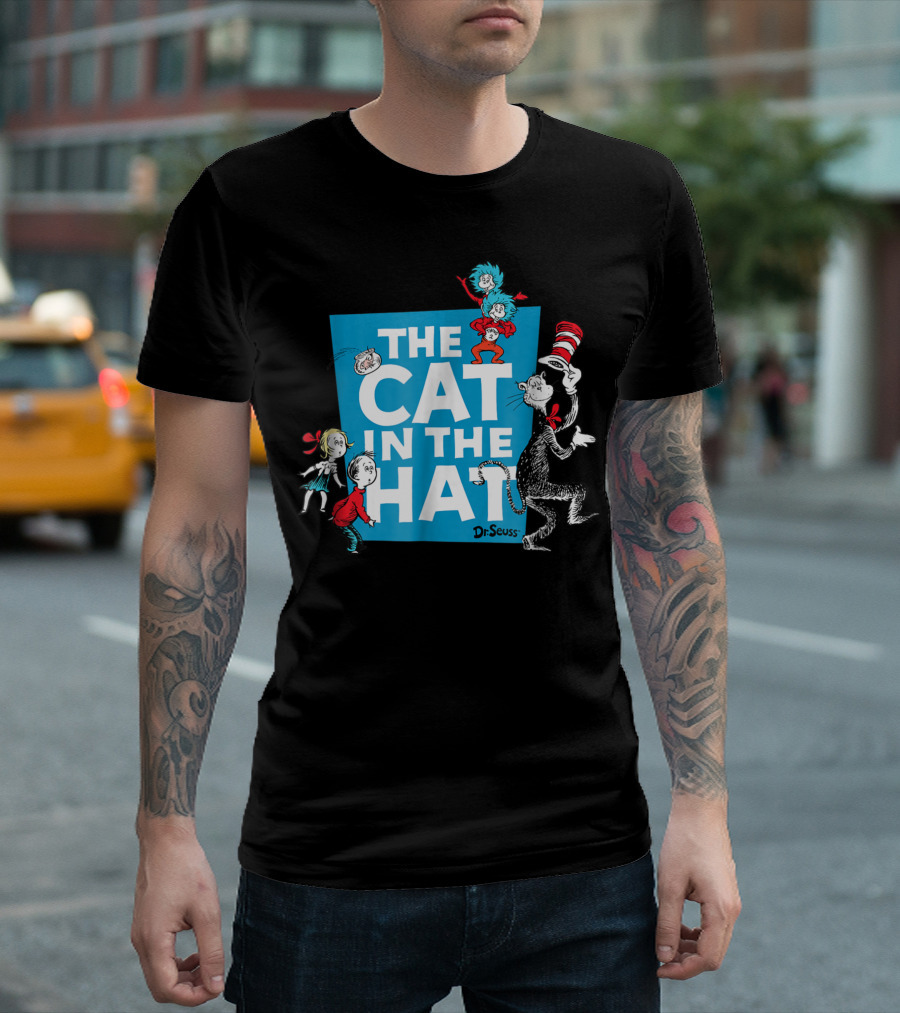 Dr Seuss The Cat In The Hat Characters Thing 1 Thing 2 Kids T-Shirt