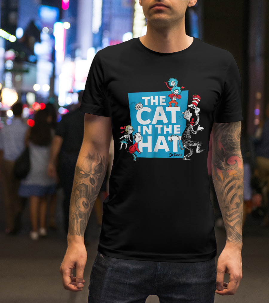 Dr Seuss The Cat In The Hat Characters Thing 1 Thing 2 Kids T-Shirt