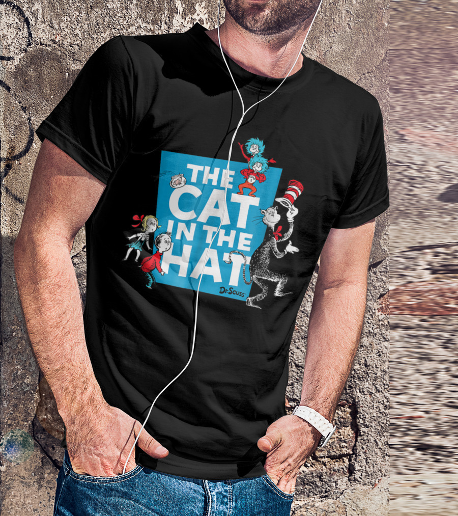 Dr Seuss The Cat In The Hat Characters Thing 1 Thing 2 Kids T-Shirt