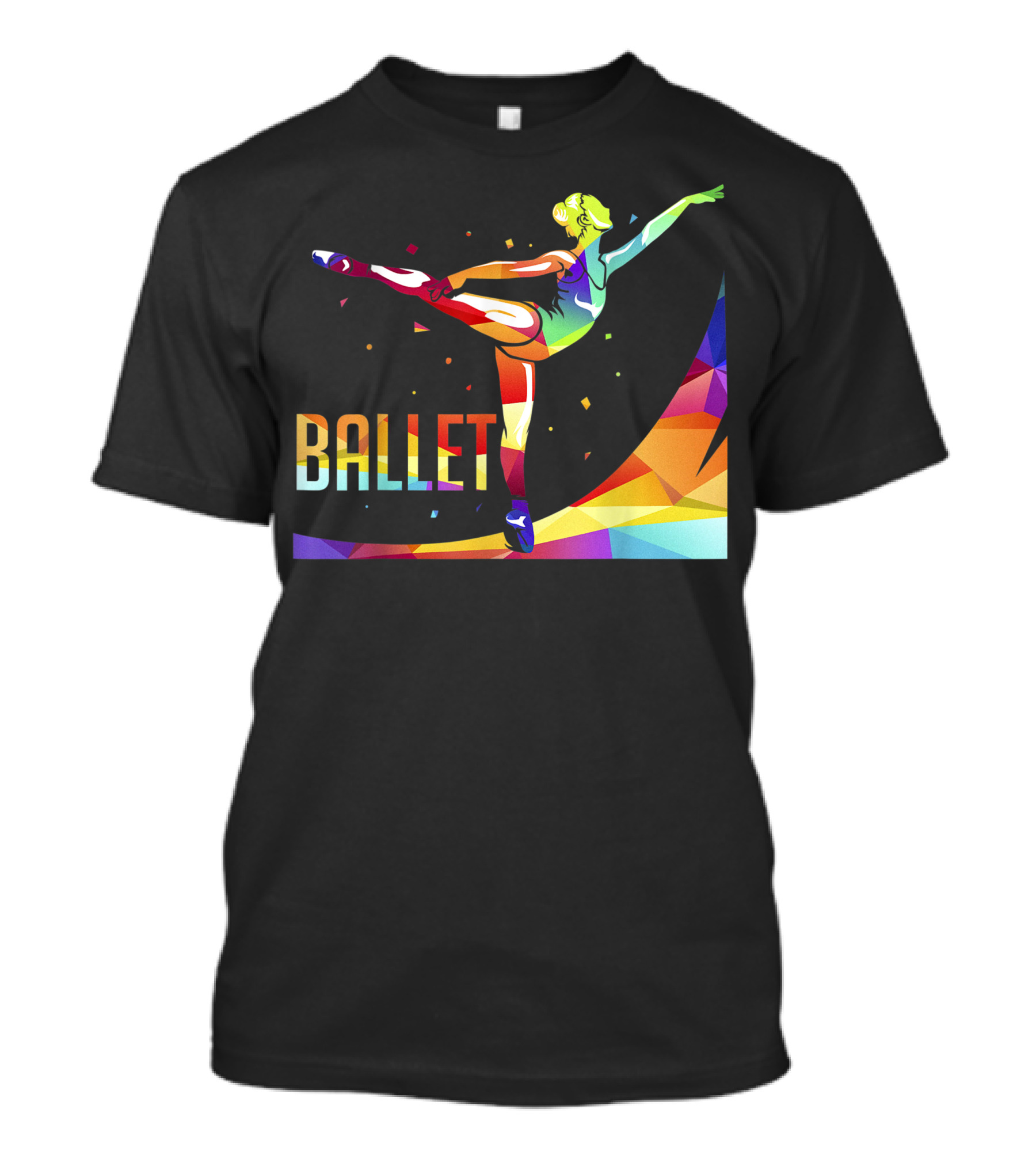 Ballet Dancer Colorful Nutcracker Arts Dance T-Shirt
