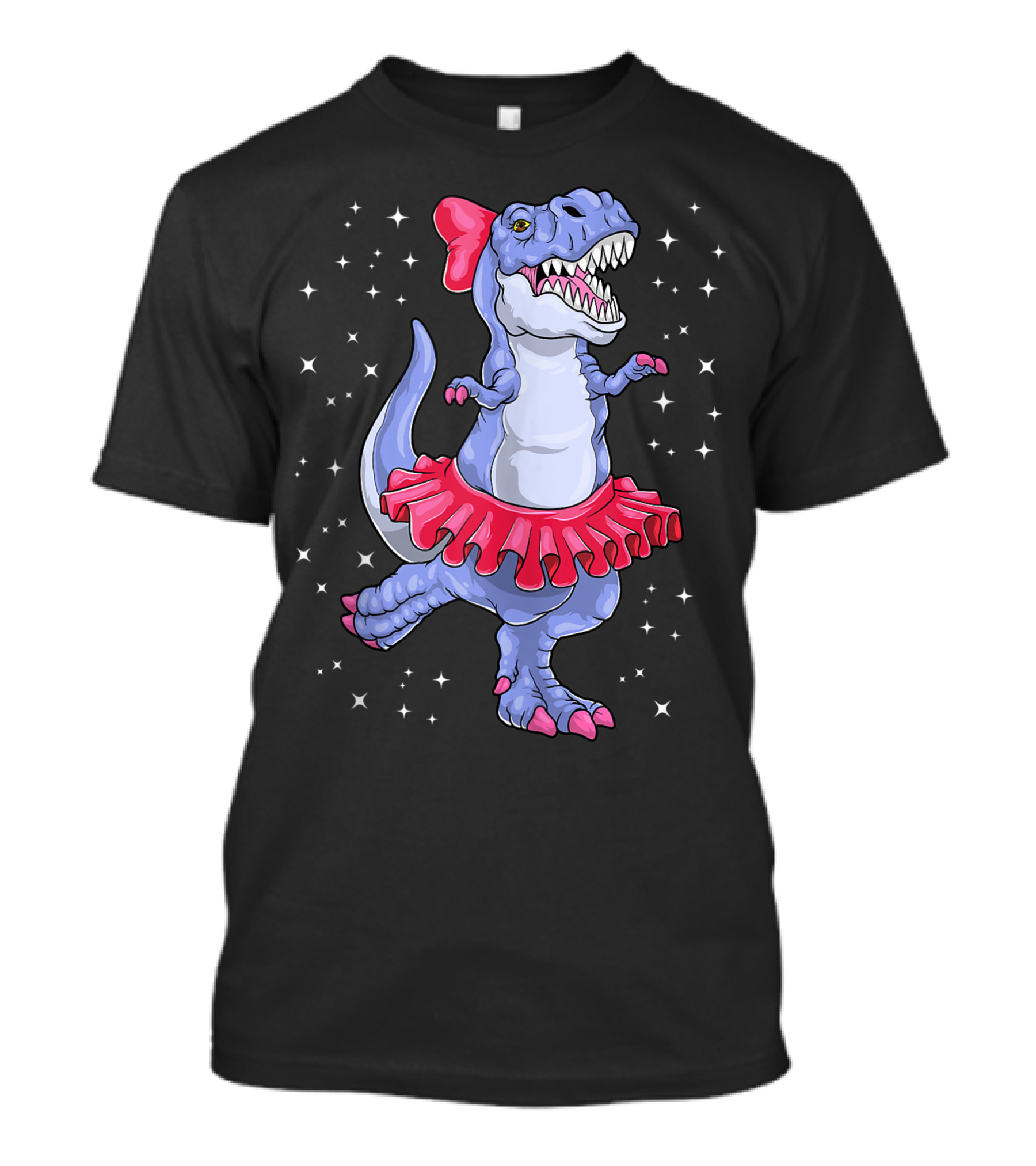 Ballerina Dinosaur Rex Dancing Kids Girls Ballet T-Rex T-Shirt