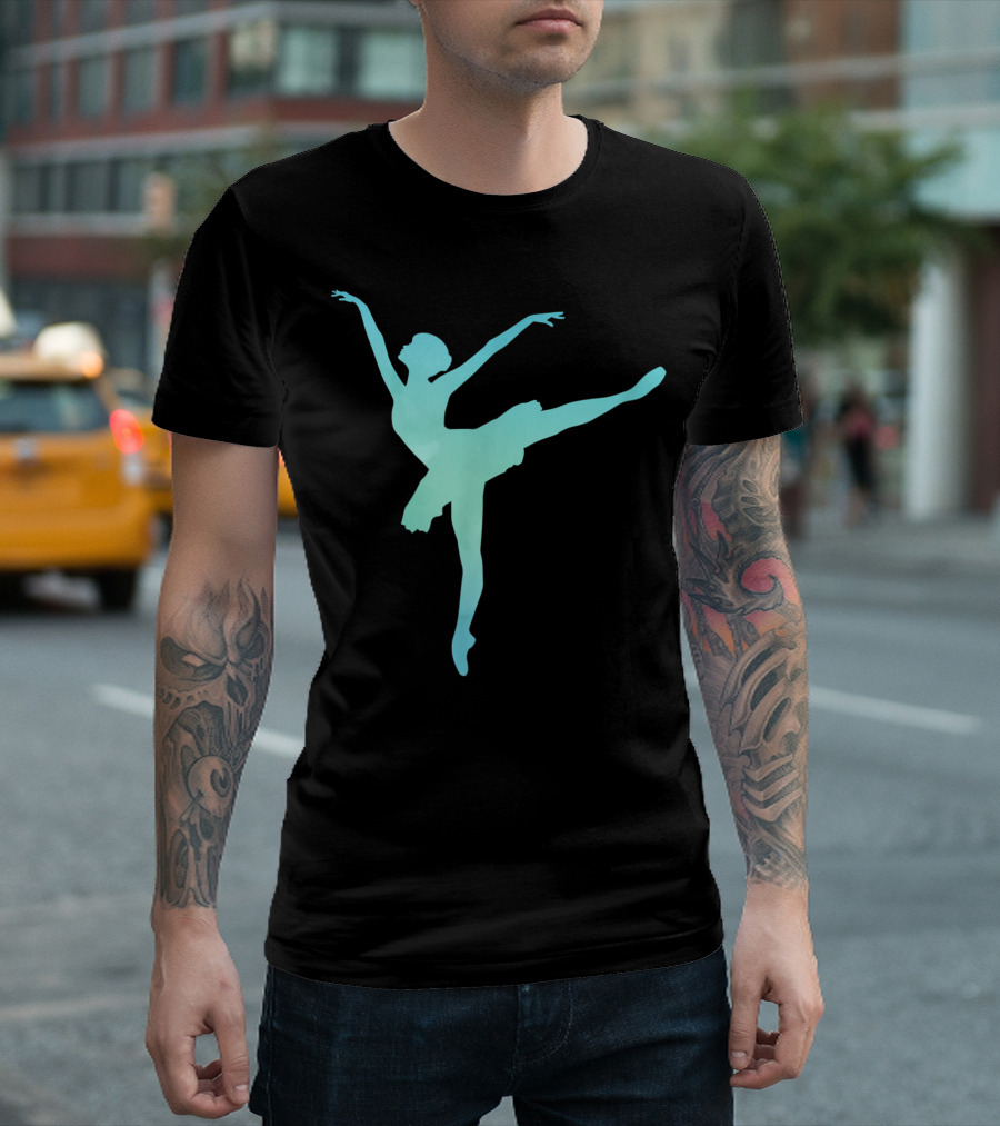 Ballet Dance Pose Watercolor Ballerina T-Shirt