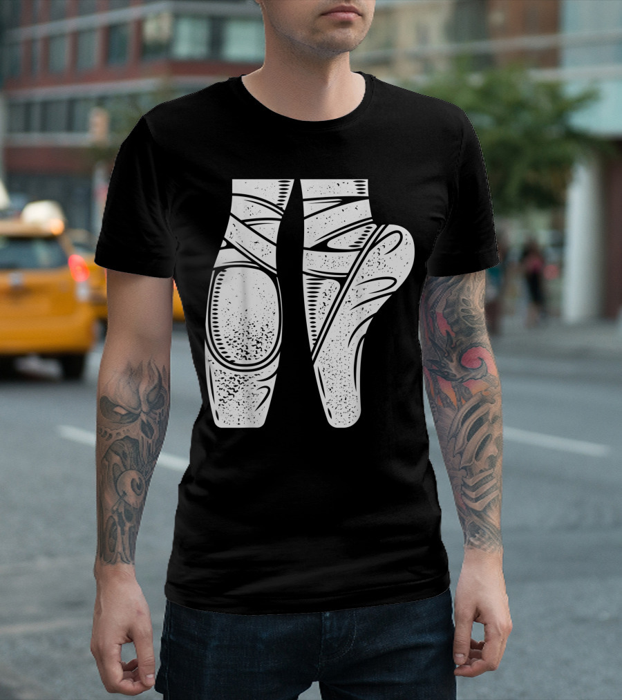 Ballet Shoes Dance Dancer Ballerina Pointe T-Shirt