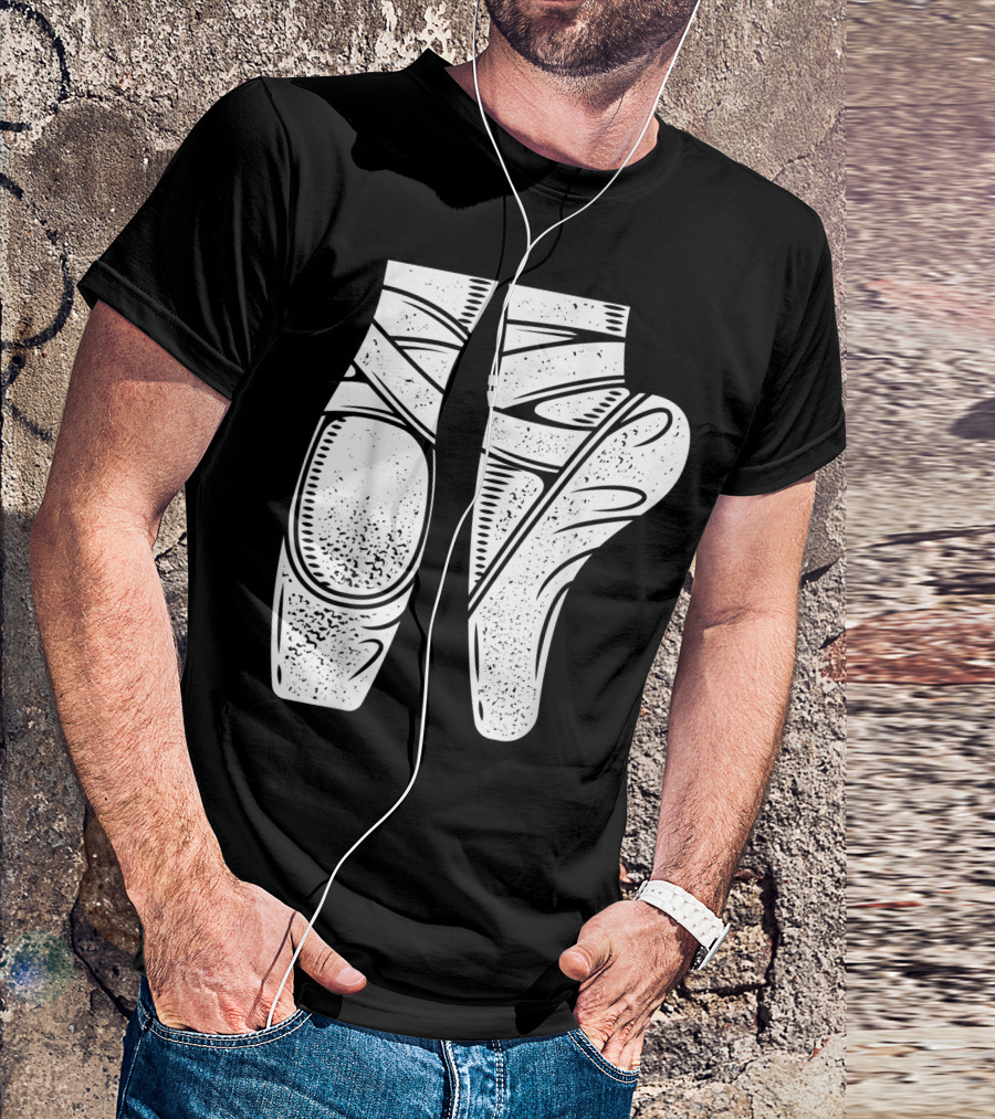 Ballet Shoes Dance Dancer Ballerina Pointe T-Shirt