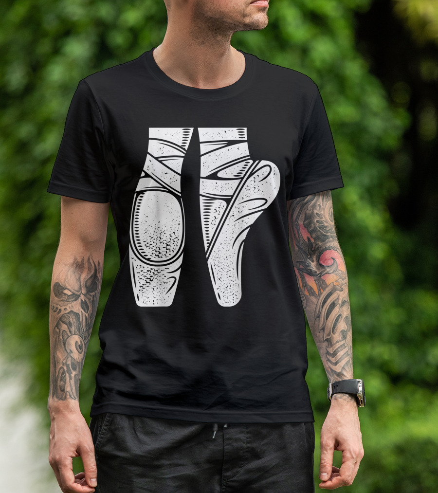 Ballet Shoes Dance Dancer Ballerina Pointe T-Shirt