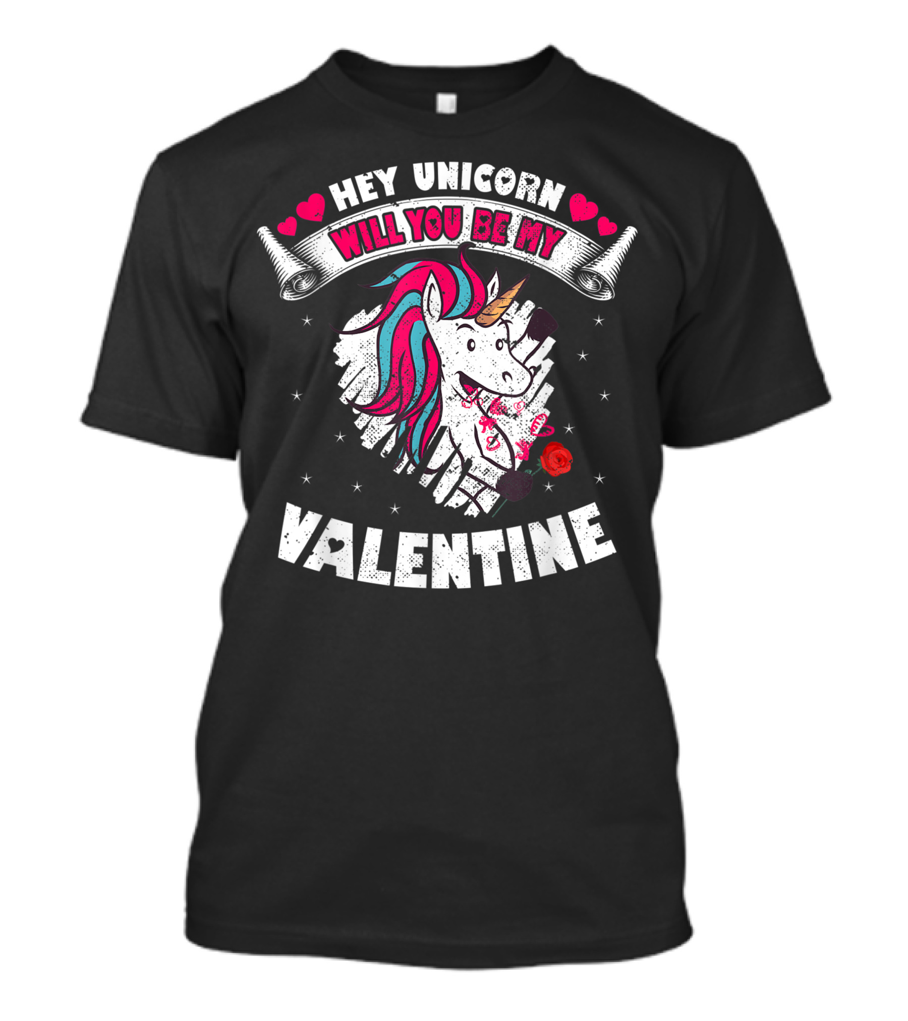 Hey Unicorn Will You Be My Valentine T-Shirt