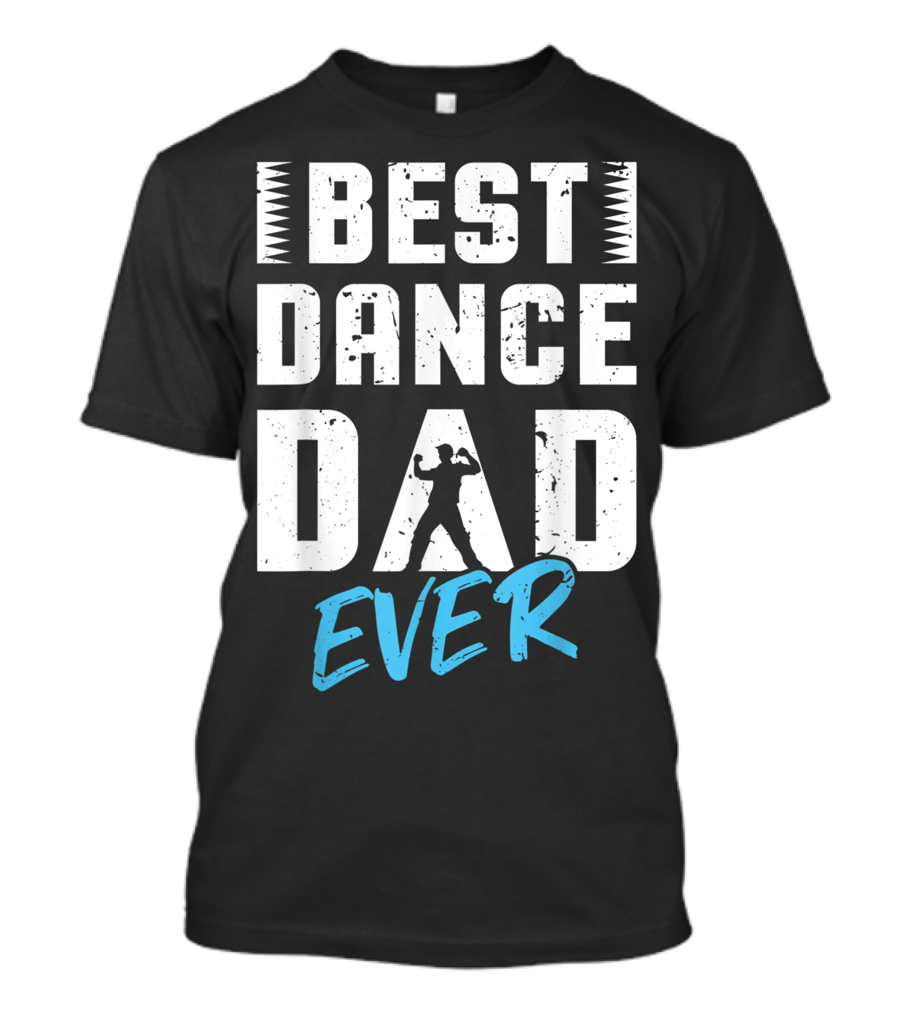 BEST DANCE DAD EVER SUPPORTER DANCING FAN T-Shirt