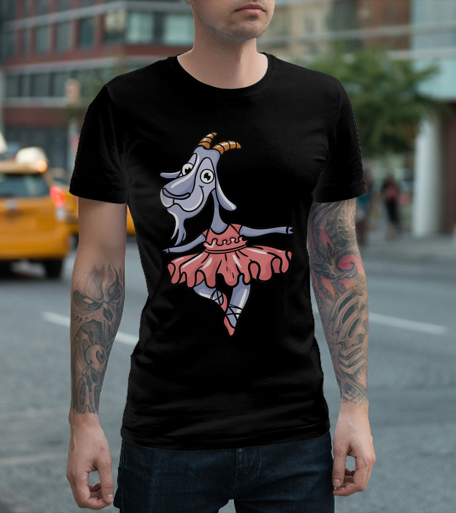 Christmas Ballet Goat Ballerina Dancer T-Shirt