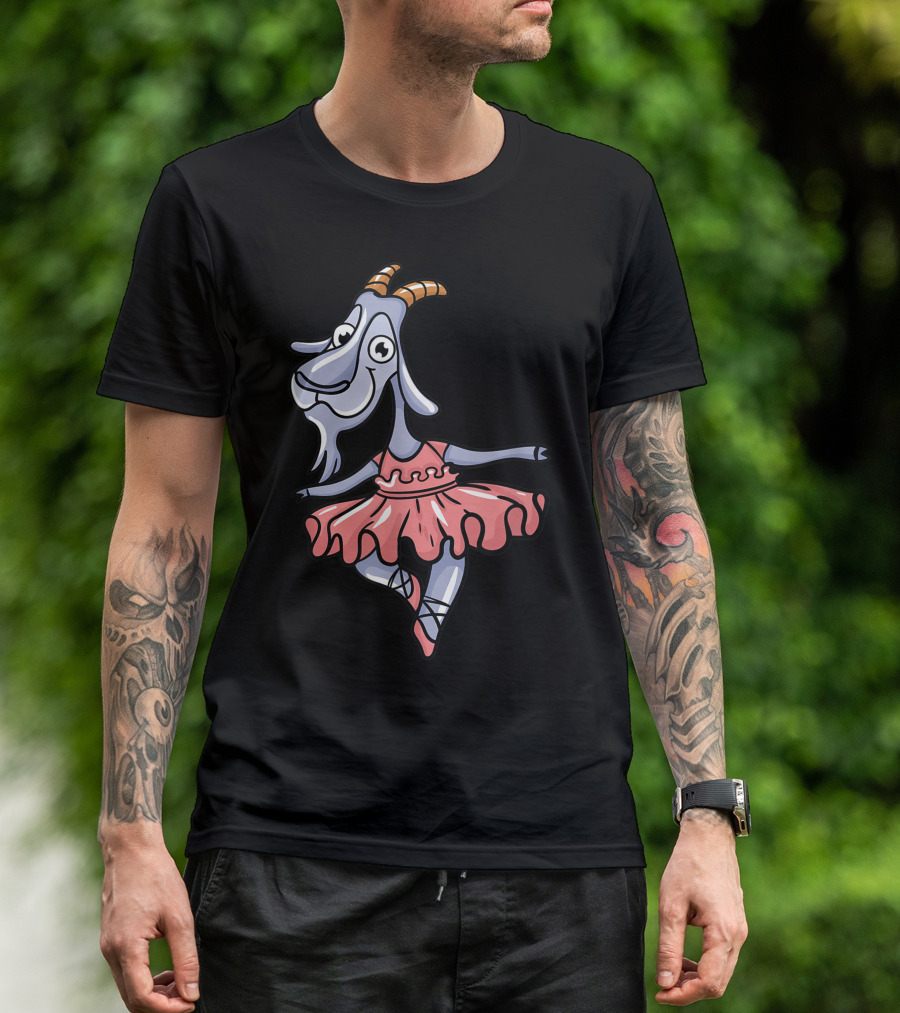 Christmas Ballet Goat Ballerina Dancer T-Shirt