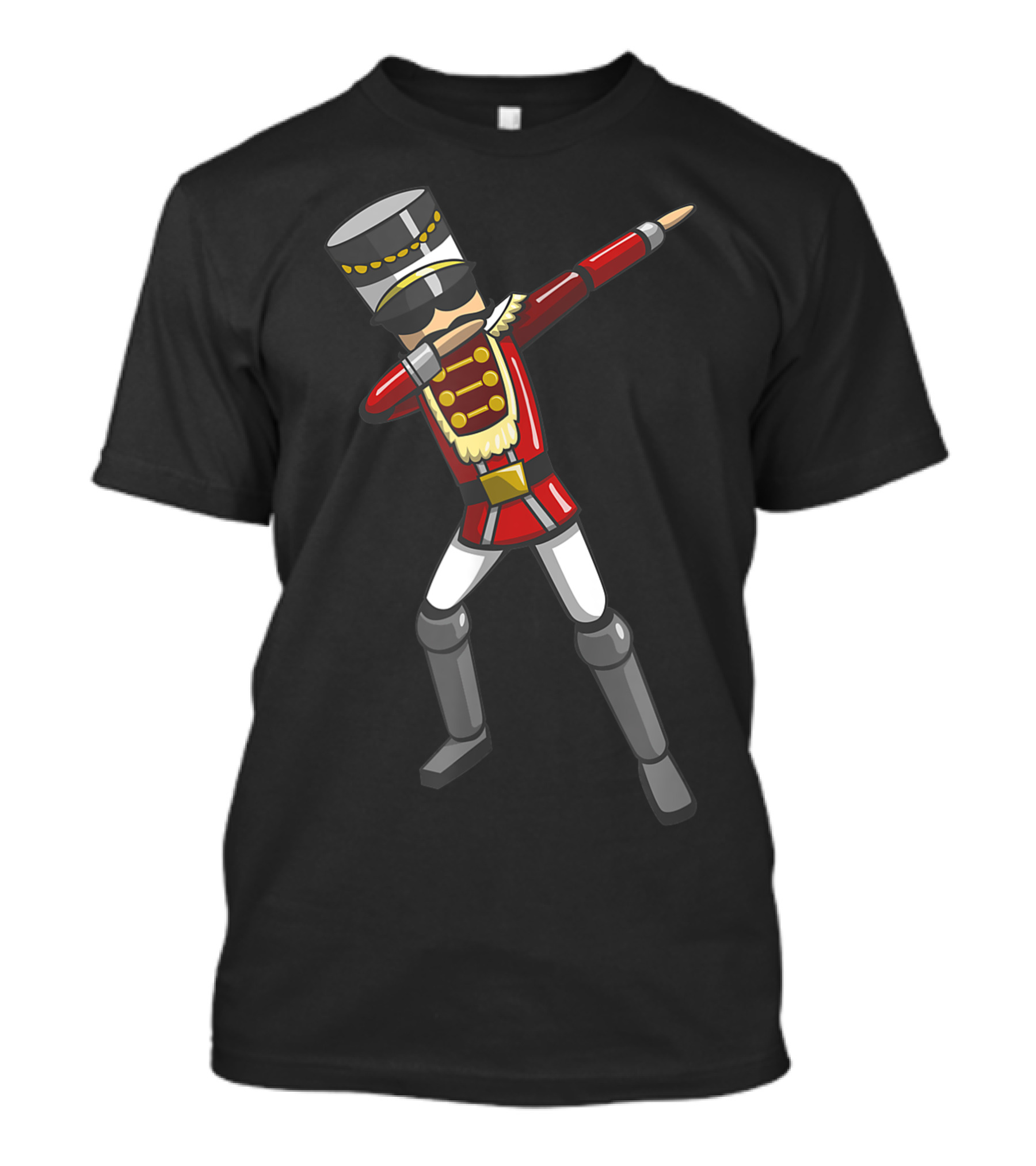 Dabbing Nutcracker Soldier Toy Christmas Dance Move T-Shirt