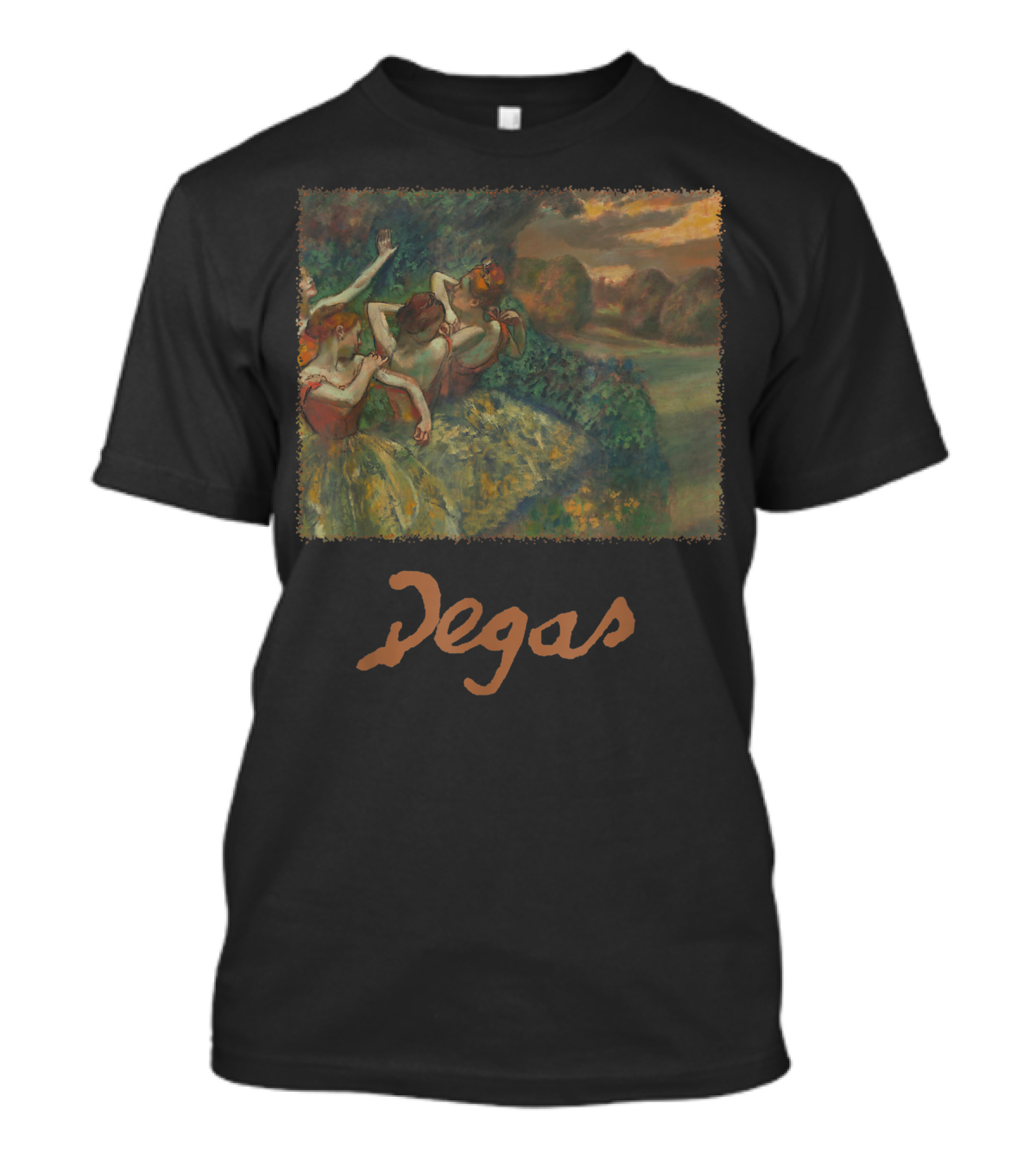 Four Dancers By Edgar Degas Ballet Degas T-Shirt