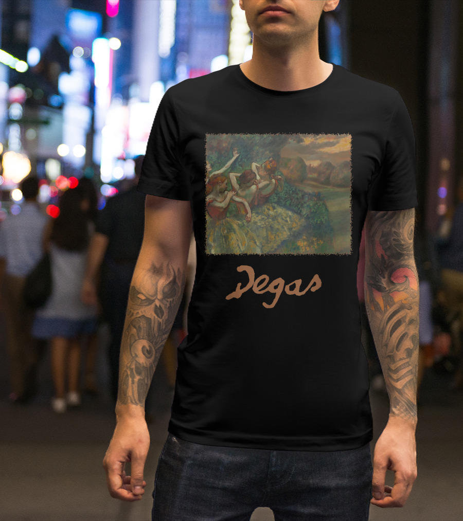 Four Dancers By Edgar Degas Ballet Degas T-Shirt