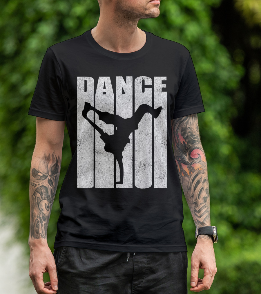 Hip Hop Breakdance B Boy Dance Silhouette Cool T-Shirt