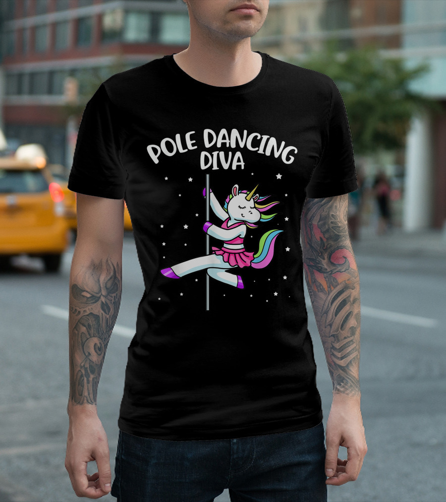 POLE DANCING DIVA UNICORN T-Shirt