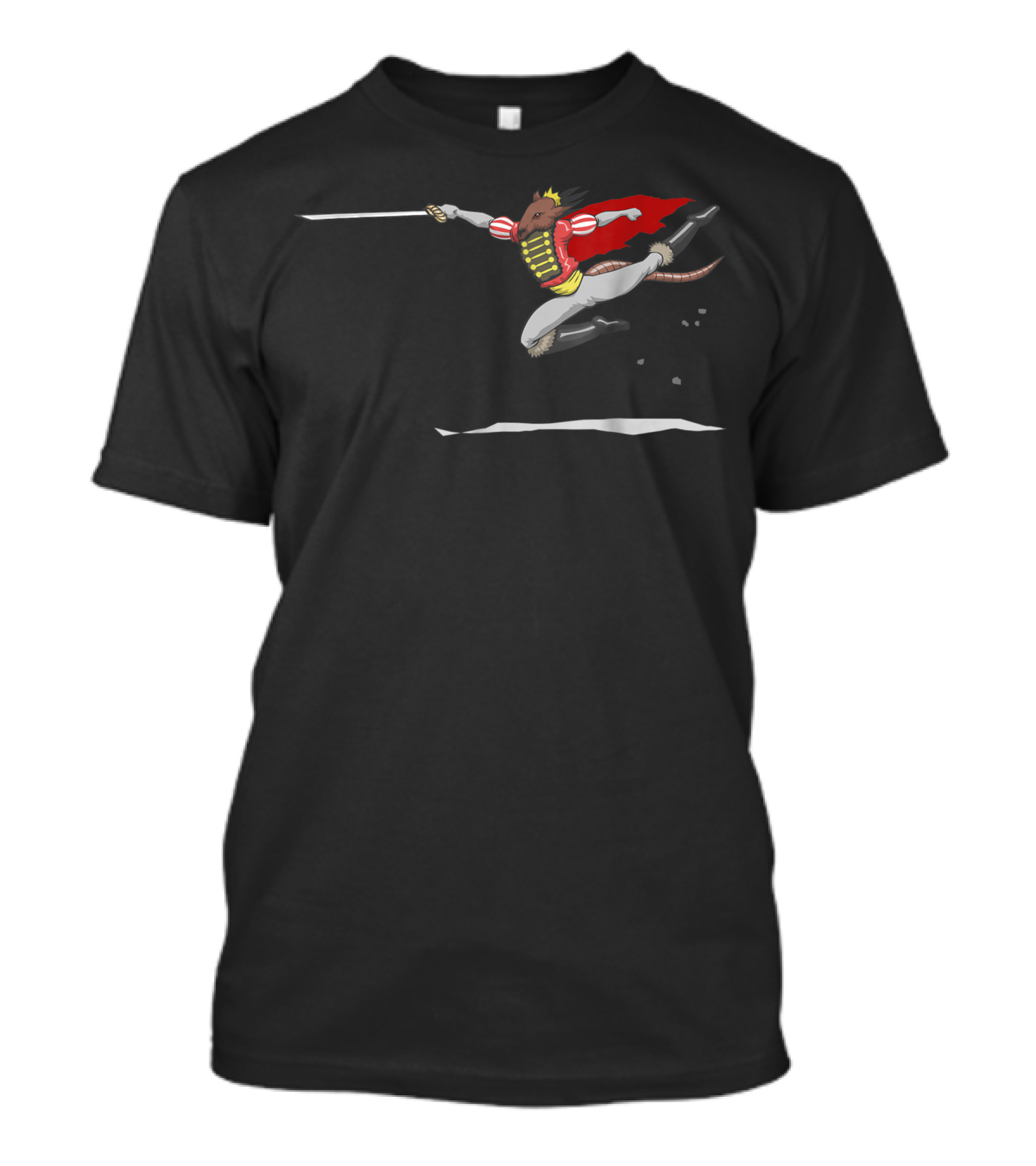 Rat King Nutcracker Ballet Dance Leaping Warrior With Sword T-Shirt