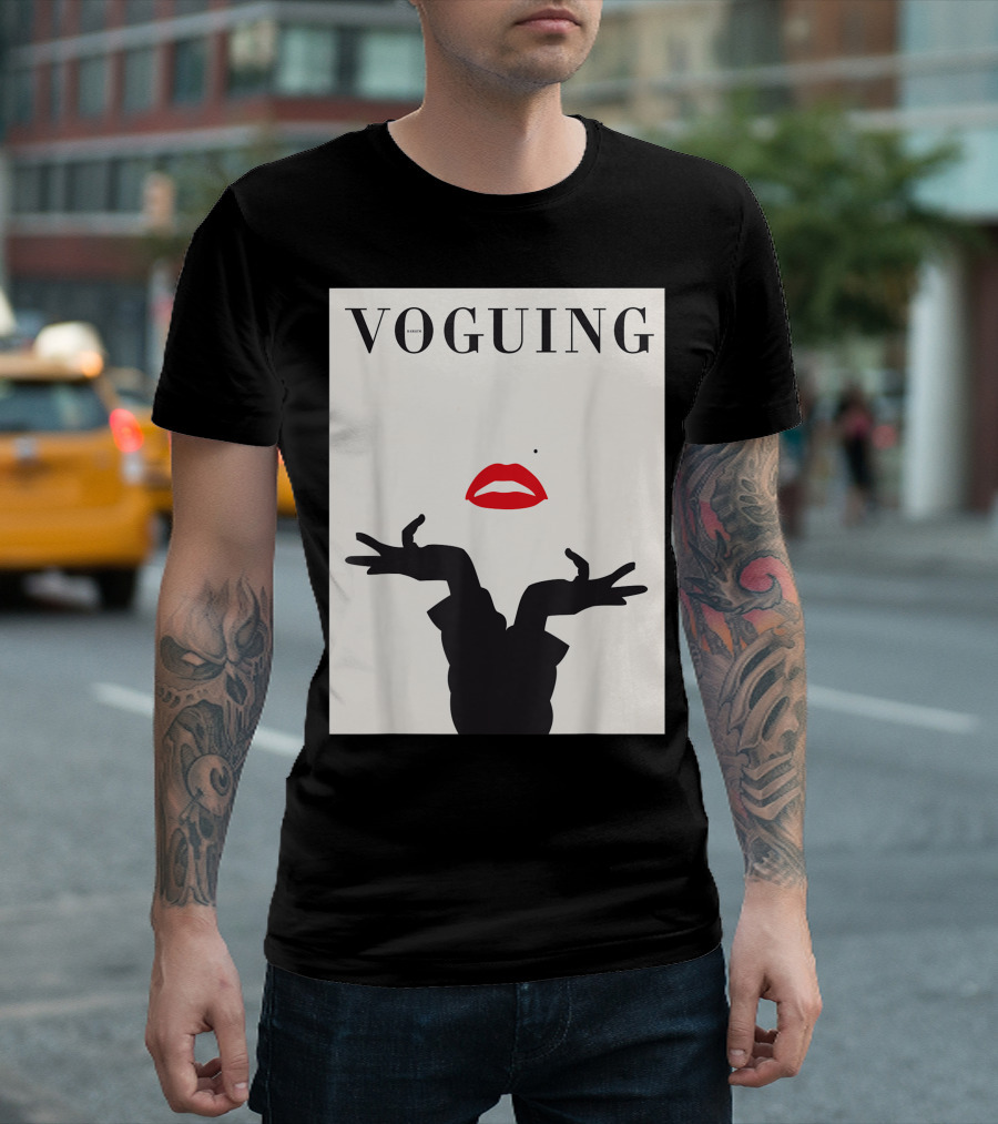 Voguing Dance Drag Queen Pose Lips Iconic T-Shirt