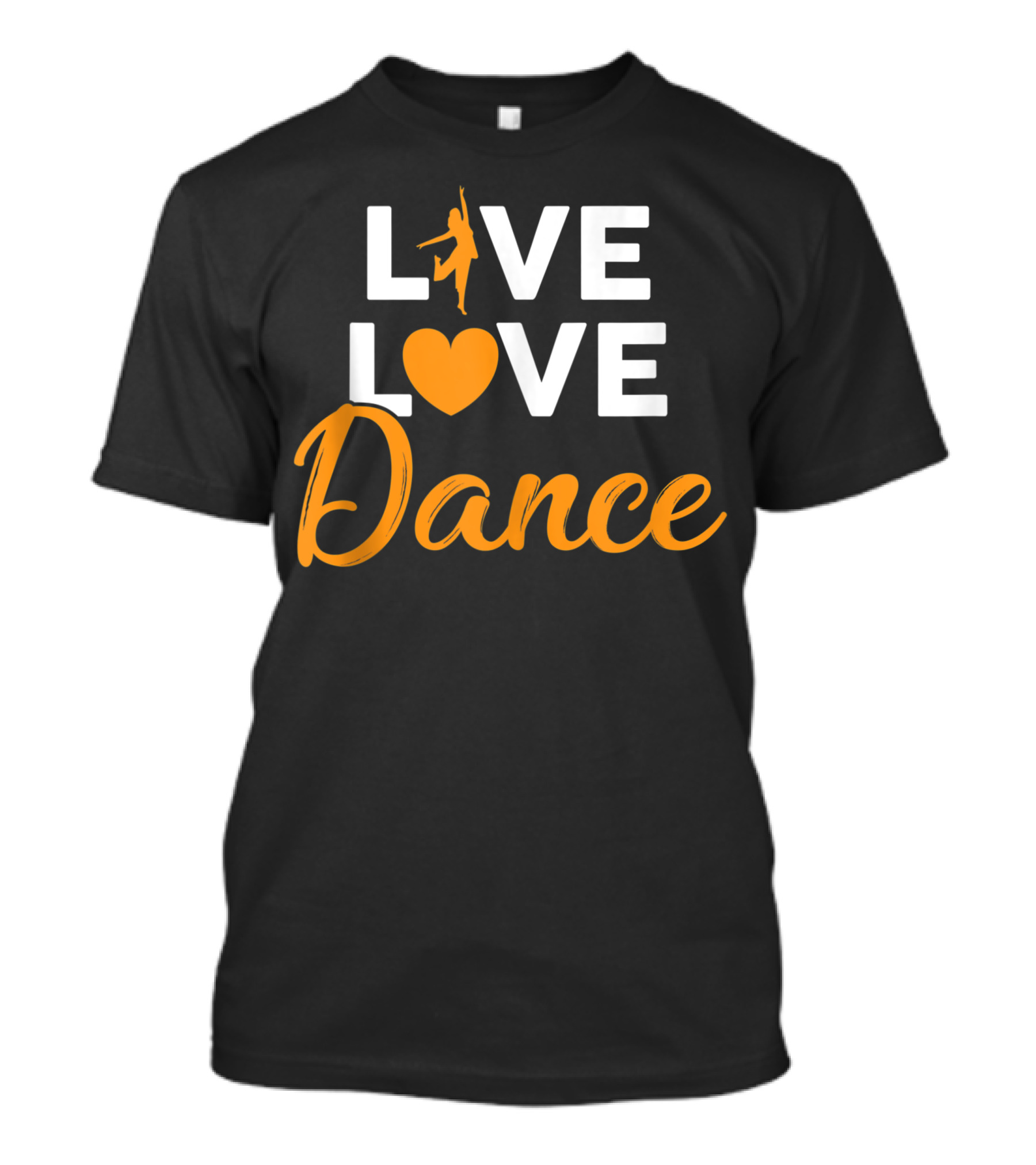 Live Love Dance Heart Kids Dancing T-Shirt