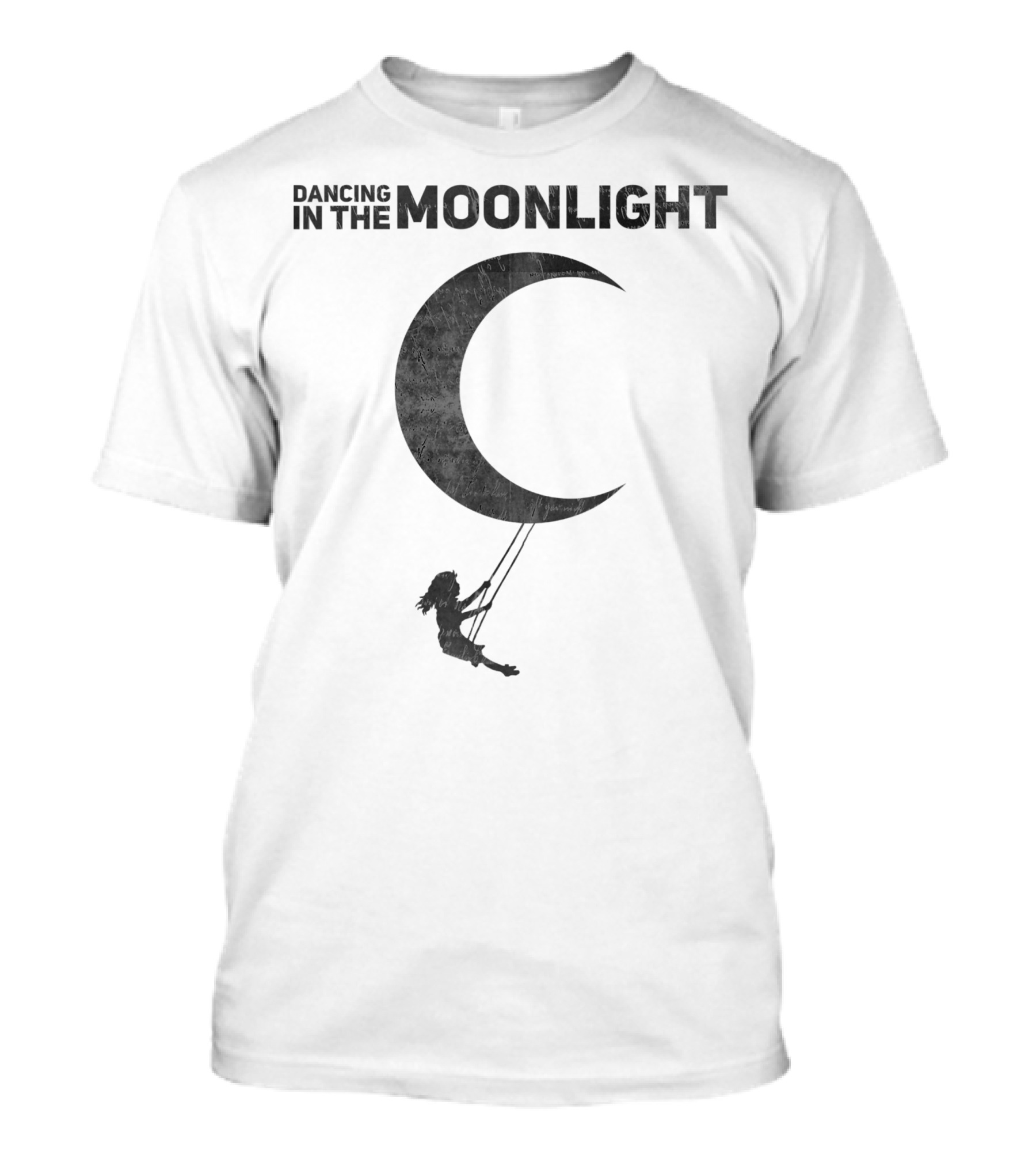 Dancing In The Moonlight Crescent Swing Moon Girl T-Shirt