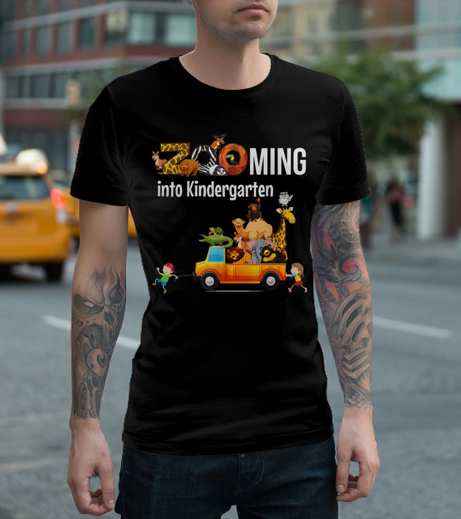 ZOOMING into Kindergarten Zoo Adventure T-Shirt