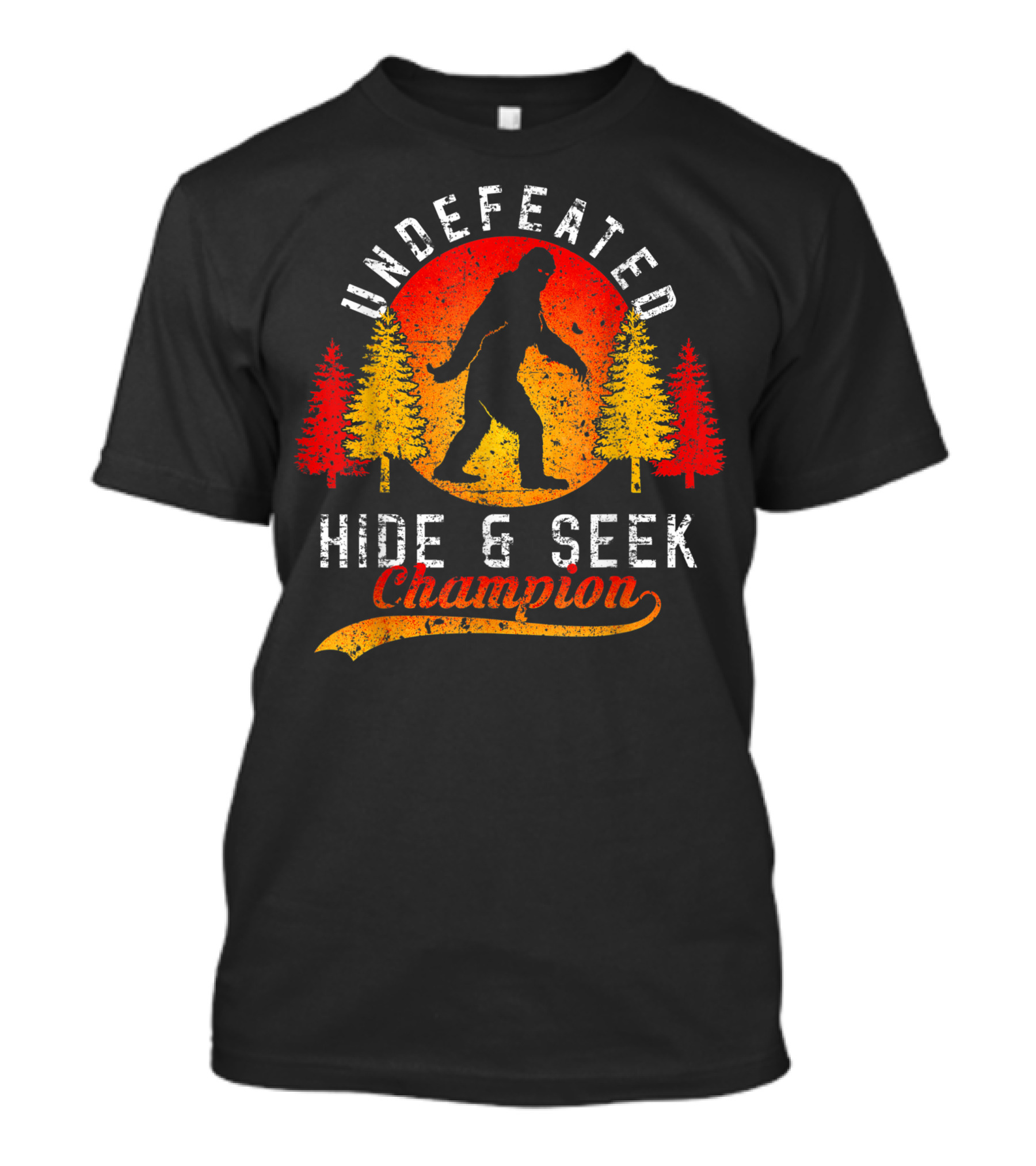 Undefeated Bigfoot Hide And Seek Champion Vintage Classic T-Shirt