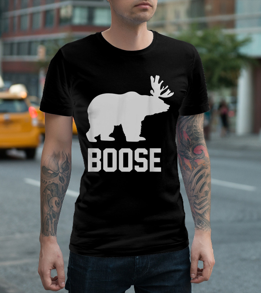 Boose Bear Moose Hybrid T-Shirt