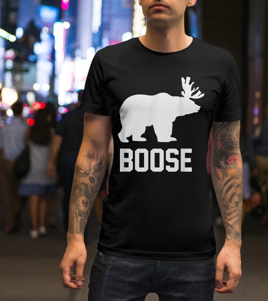 Boose Bear Moose Hybrid T-Shirt