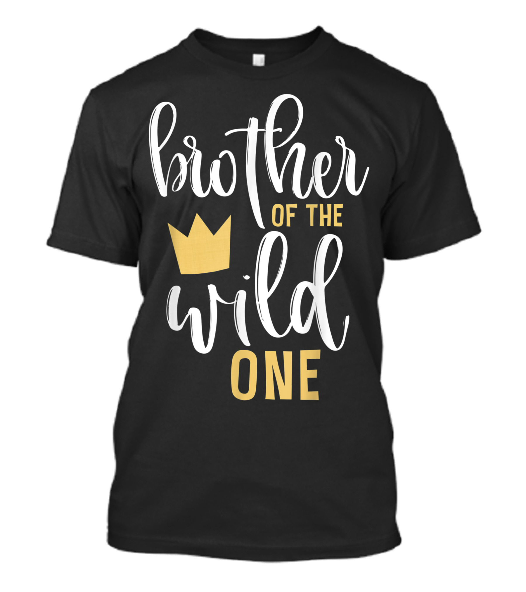 Brother Of The Wild One 1st Birthday With Crown T-Shirt