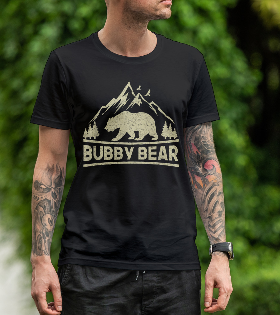 Bubby Bear Bear Mountains Camping Family Match T-Shirt