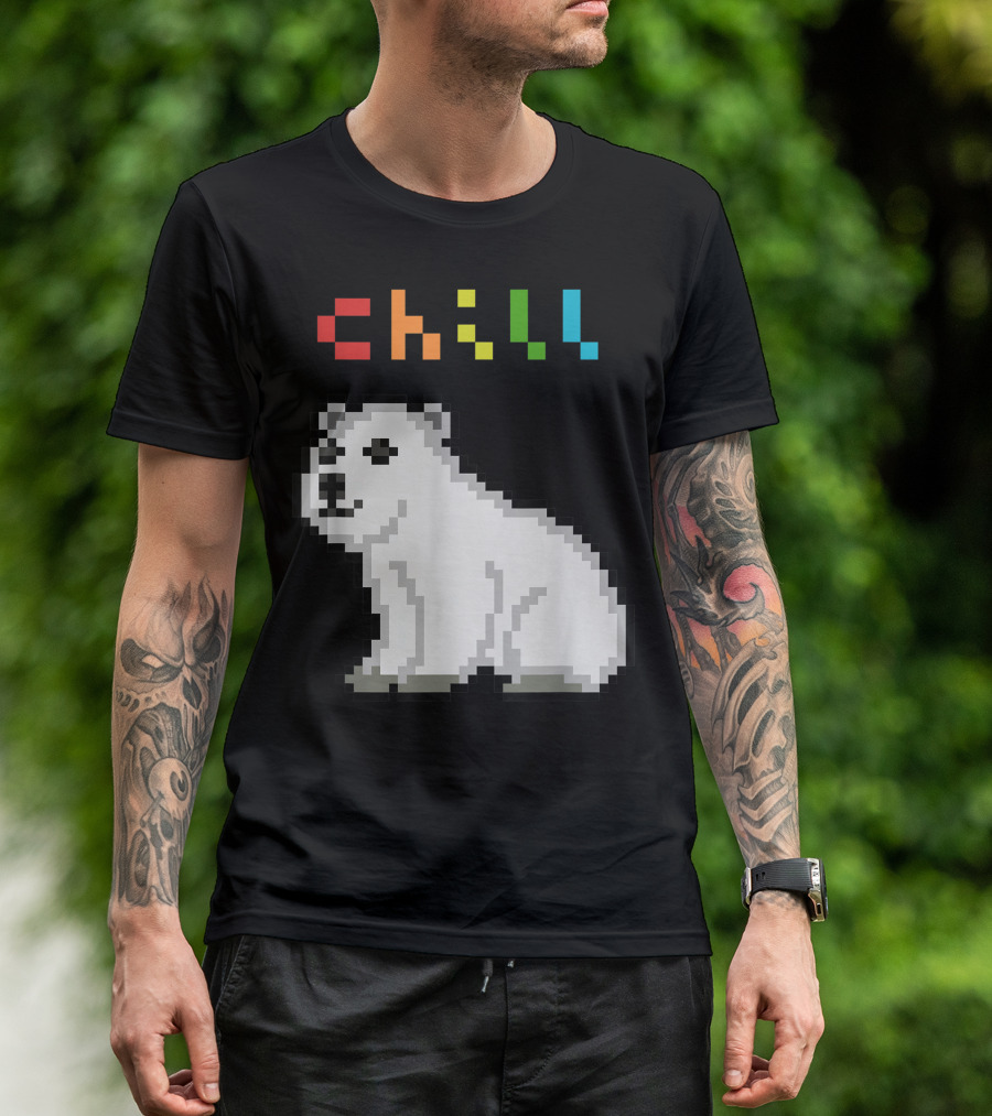 Chill Pixel Polar Bear T-Shirt