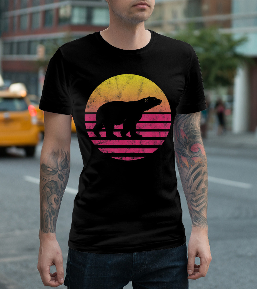 Classic Polar Bear Sunset T-Shirt