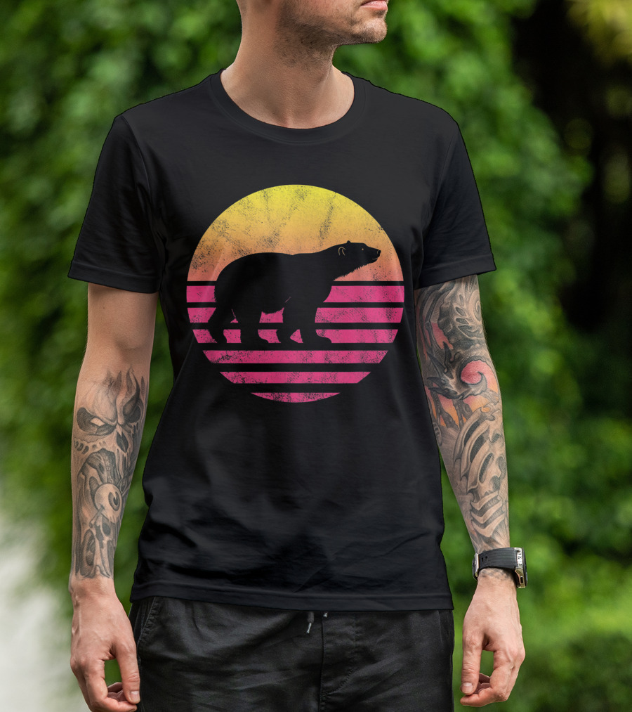 Classic Polar Bear Sunset T-Shirt