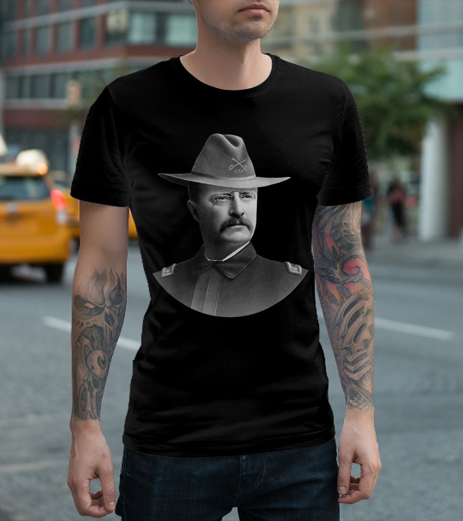 Colonel Teddy Roosevelt Rough Riders USV T-Shirt
