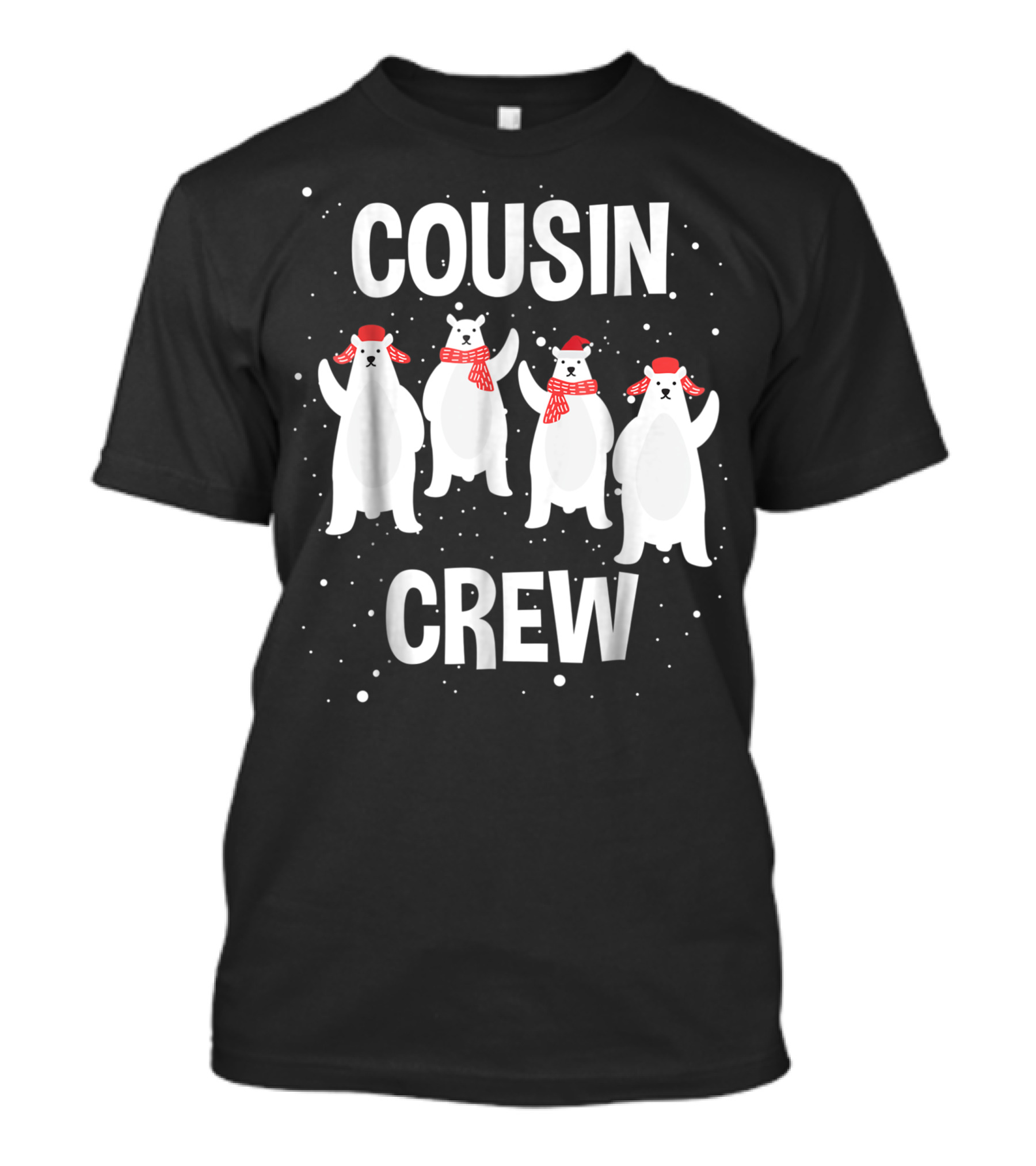 Cousin Crew Christmas Polar Bear Family Pajamas T-Shirt