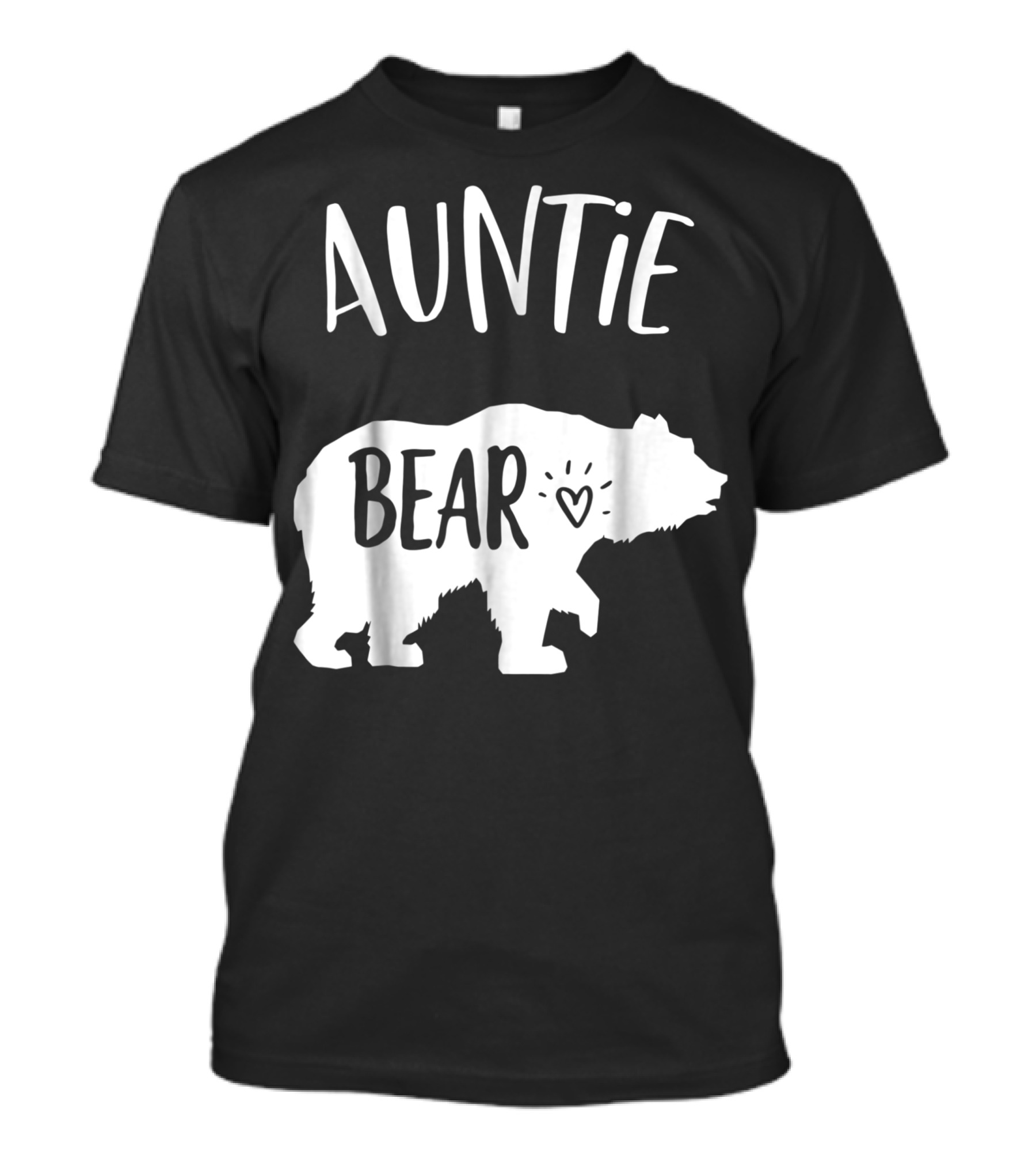 Auntie Bear With Heart Symbol For Cute Aunties T-Shirt